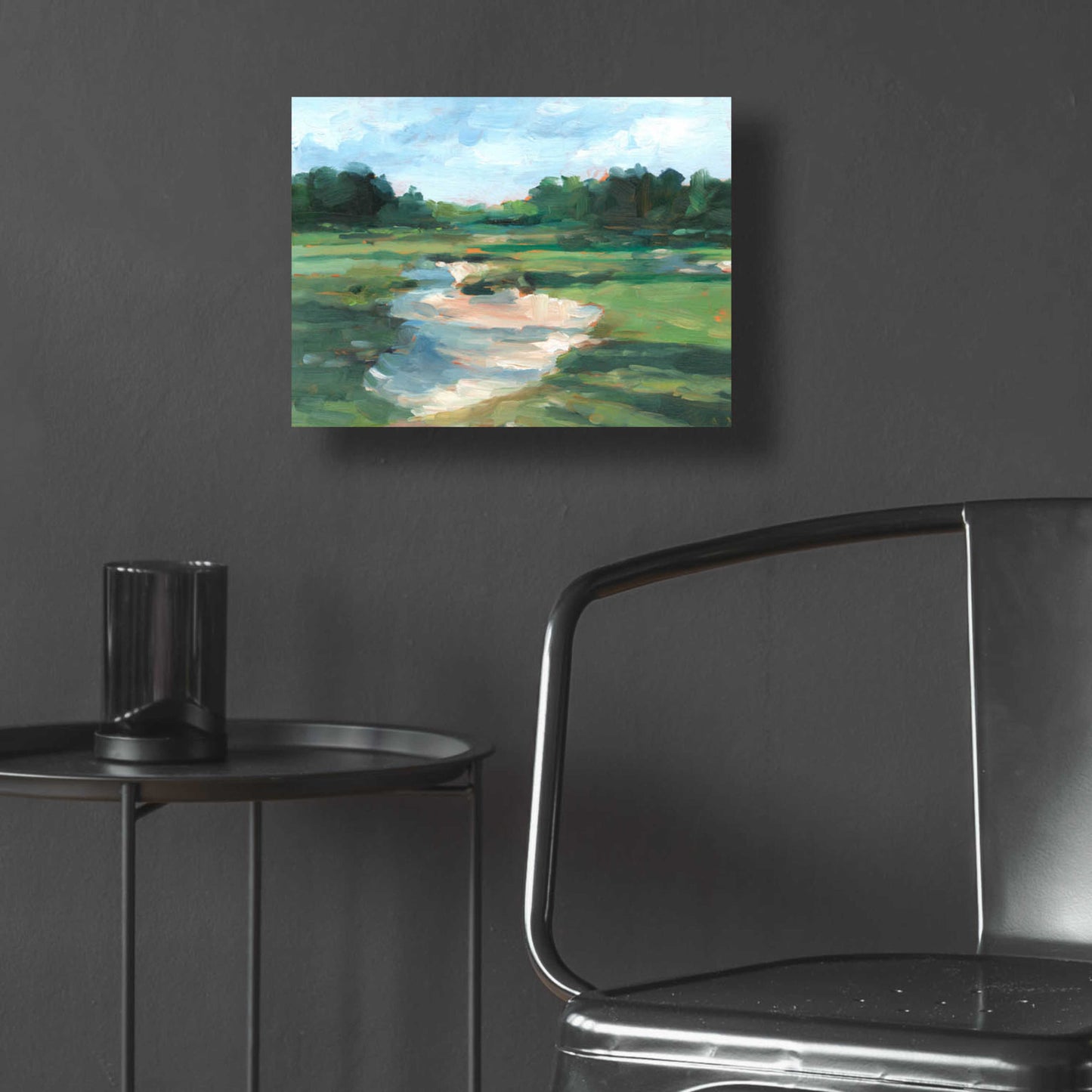 Epic Art 'Golf Course Study I' by Ethan Harper, Acrylic Glass Wall Art,16x12