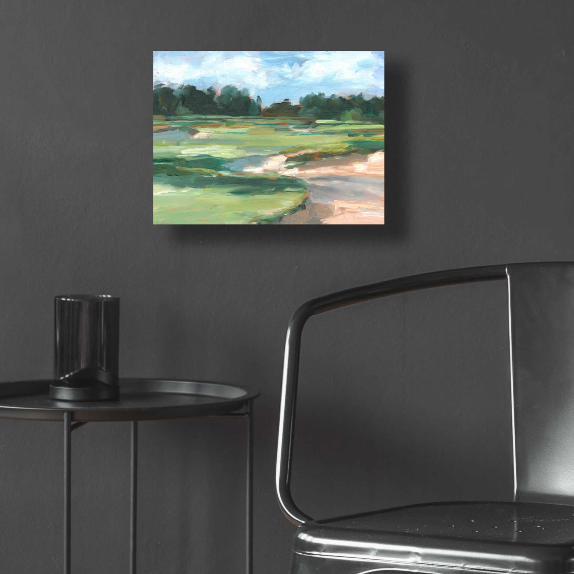 Epic Art 'Golf Course Study II' by Ethan Harper, Acrylic Glass Wall Art,16x12