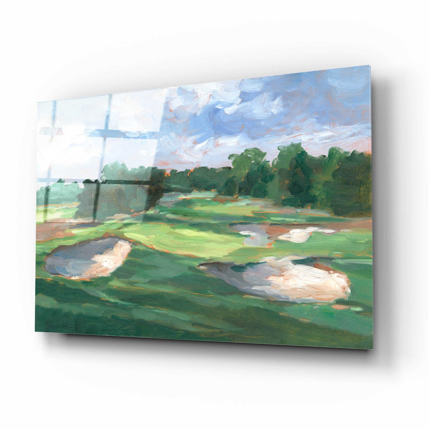 Epic Art 'Golf Course Study III' by Ethan Harper, Acrylic Glass Wall Art,16x12