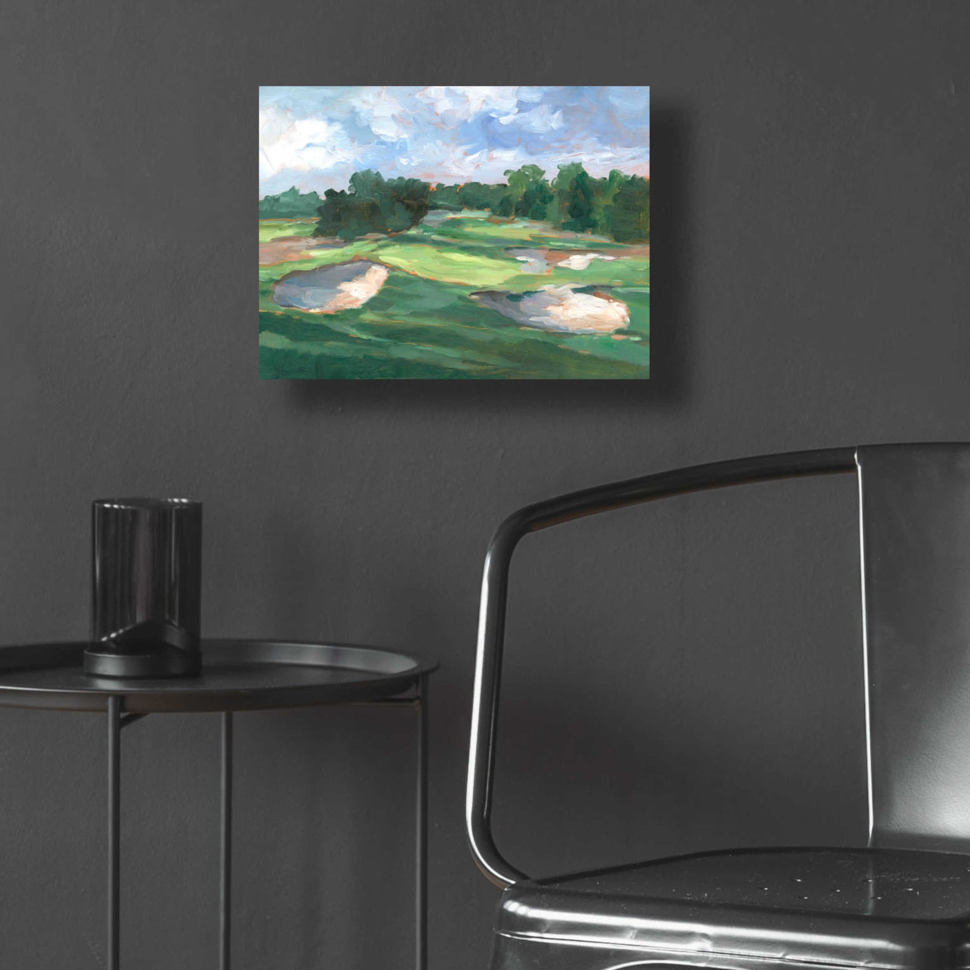 Epic Art 'Golf Course Study III' by Ethan Harper, Acrylic Glass Wall Art,16x12