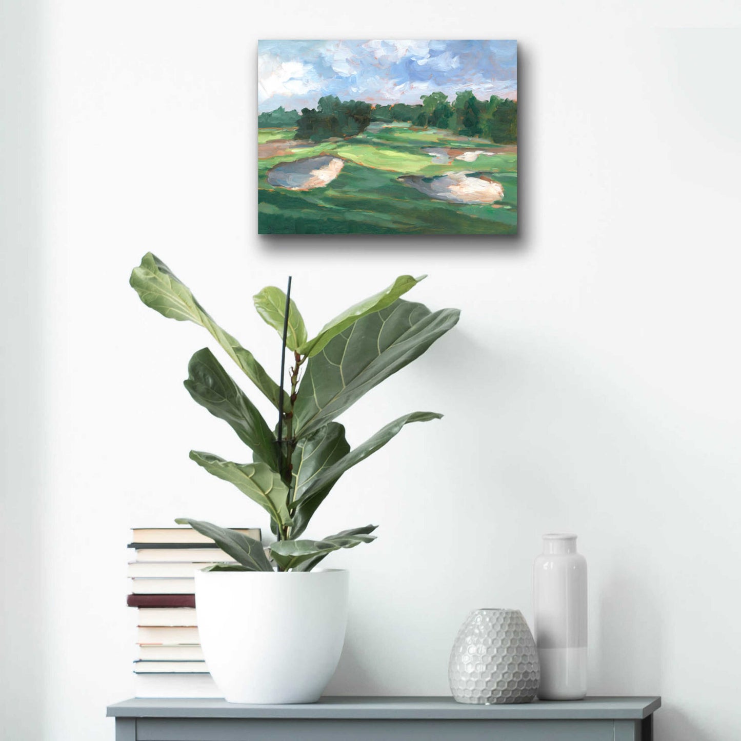 Epic Art 'Golf Course Study III' by Ethan Harper, Acrylic Glass Wall Art,16x12