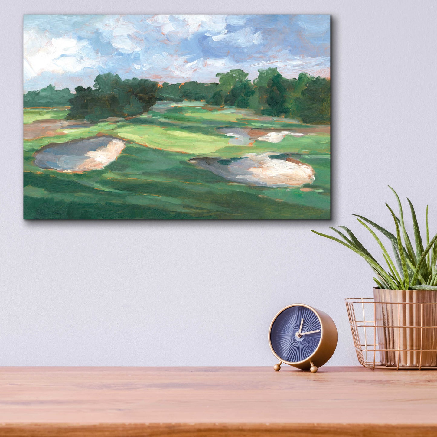 Epic Art 'Golf Course Study III' by Ethan Harper, Acrylic Glass Wall Art,16x12