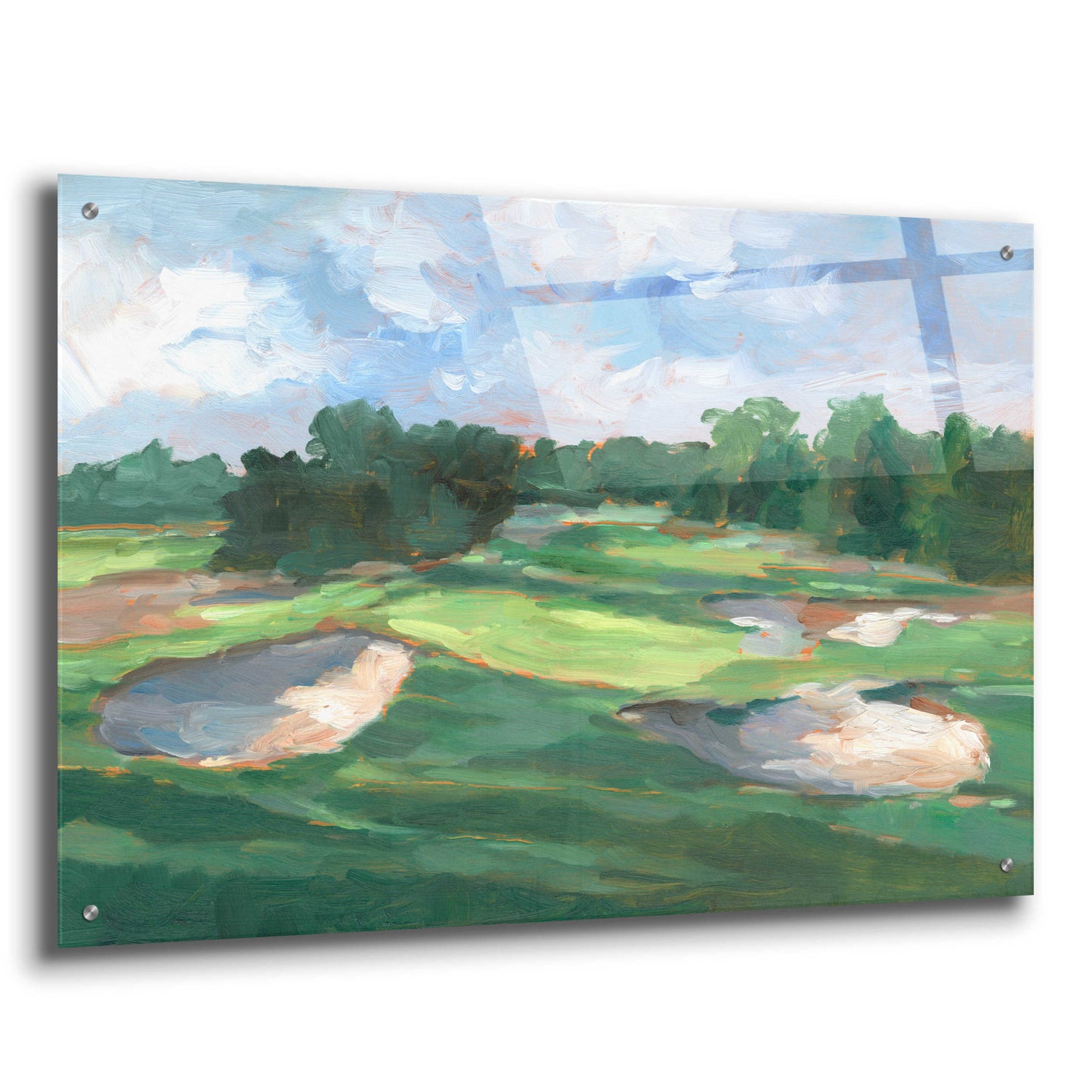 Epic Art 'Golf Course Study III' by Ethan Harper, Acrylic Glass Wall Art,36x24