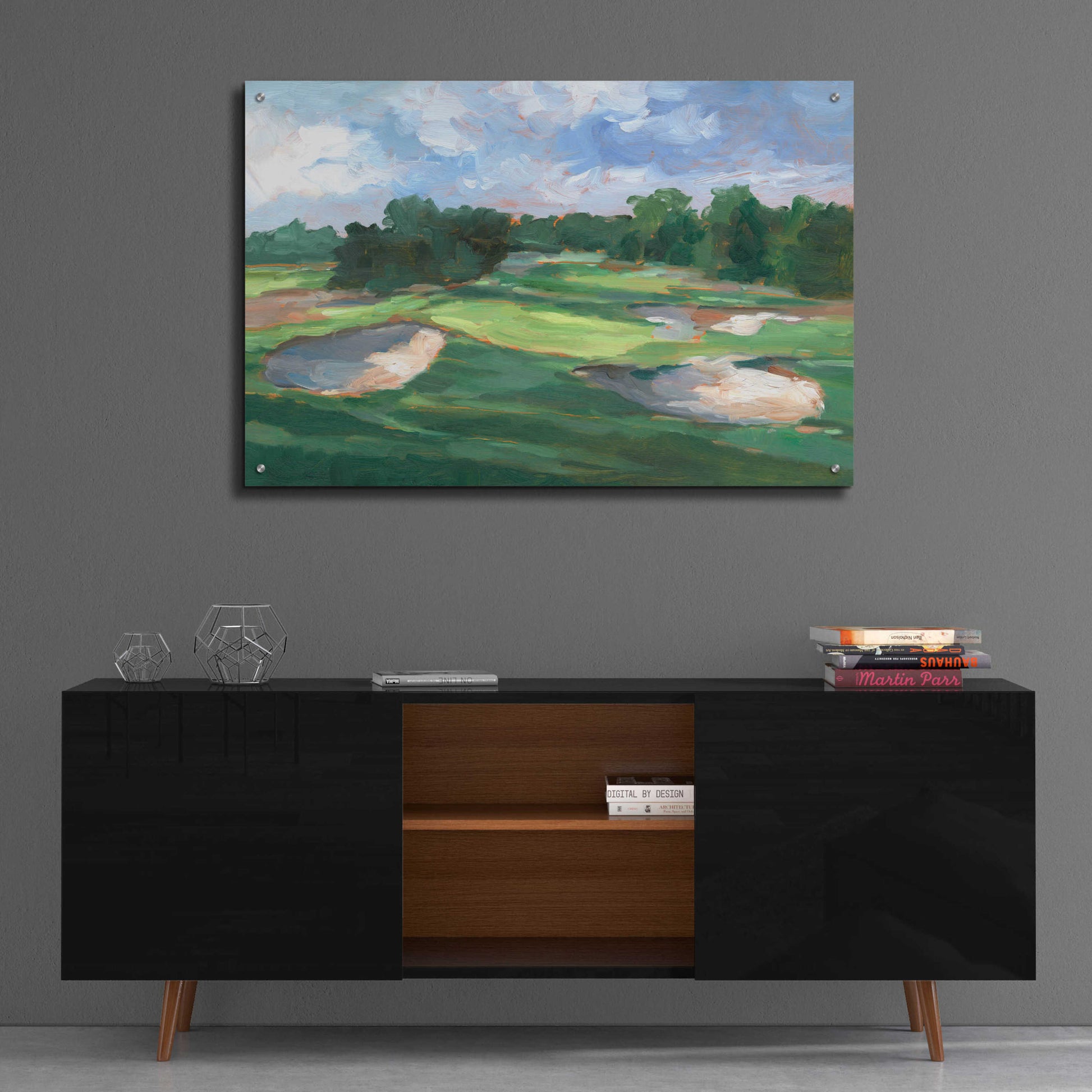 Epic Art 'Golf Course Study III' by Ethan Harper, Acrylic Glass Wall Art,36x24