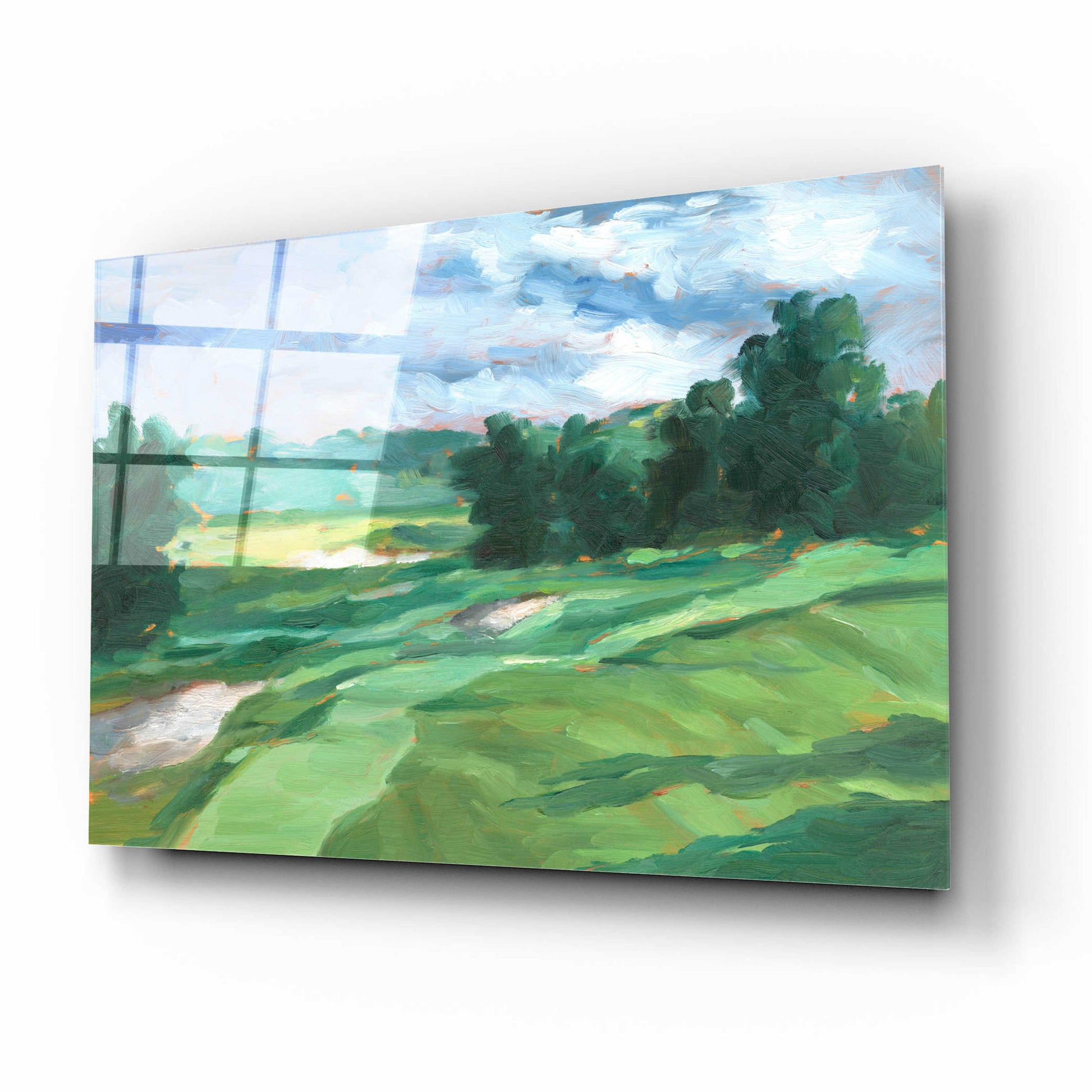 Epic Art 'Golf Course Study IV' by Ethan Harper, Acrylic Glass Wall Art,16x12