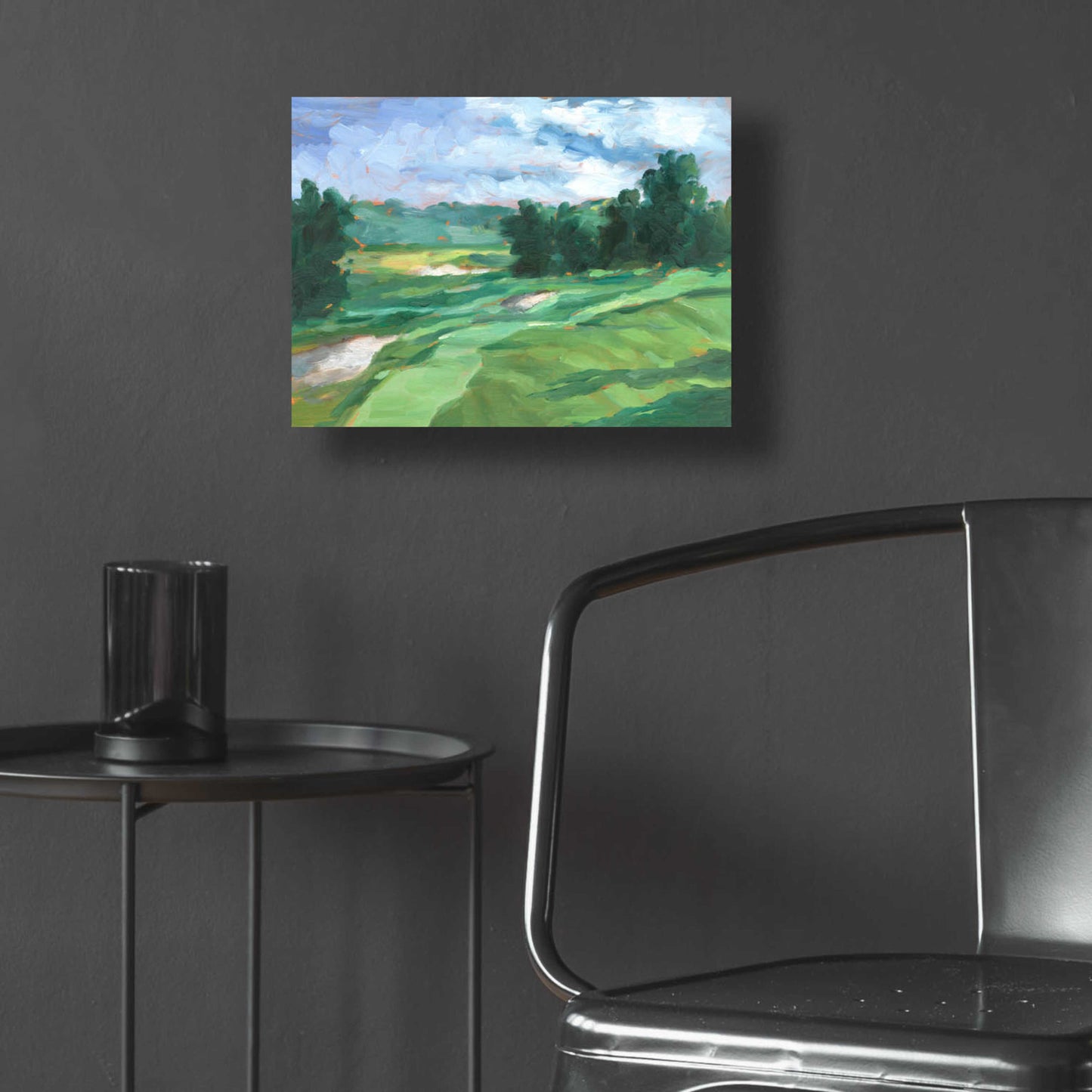 Epic Art 'Golf Course Study IV' by Ethan Harper, Acrylic Glass Wall Art,16x12