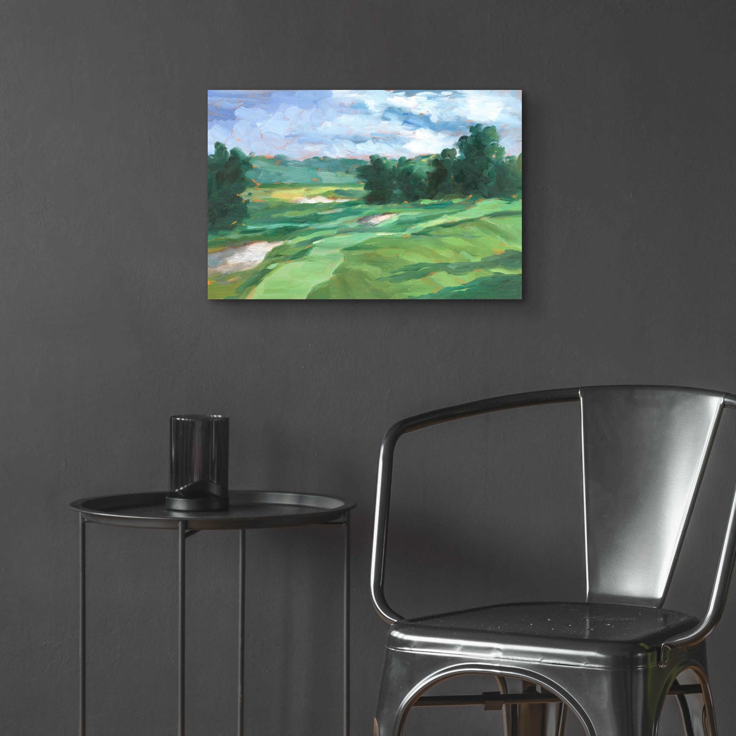 Epic Art 'Golf Course Study IV' by Ethan Harper, Acrylic Glass Wall Art,24x16