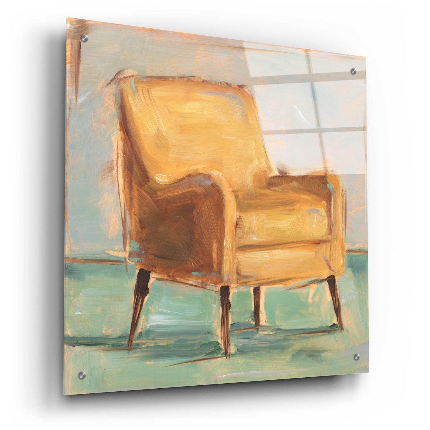 Epic Art 'Have a Seat I' by Ethan Harper, Acrylic Glass Wall Art,24x24