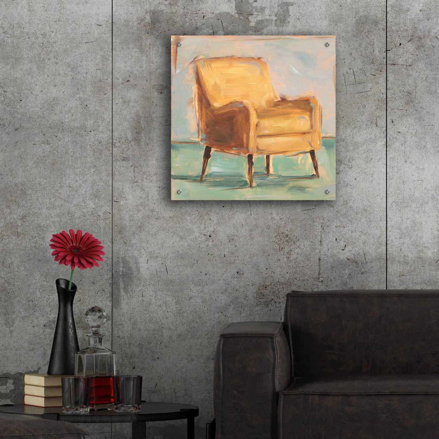 Epic Art 'Have a Seat I' by Ethan Harper, Acrylic Glass Wall Art,24x24