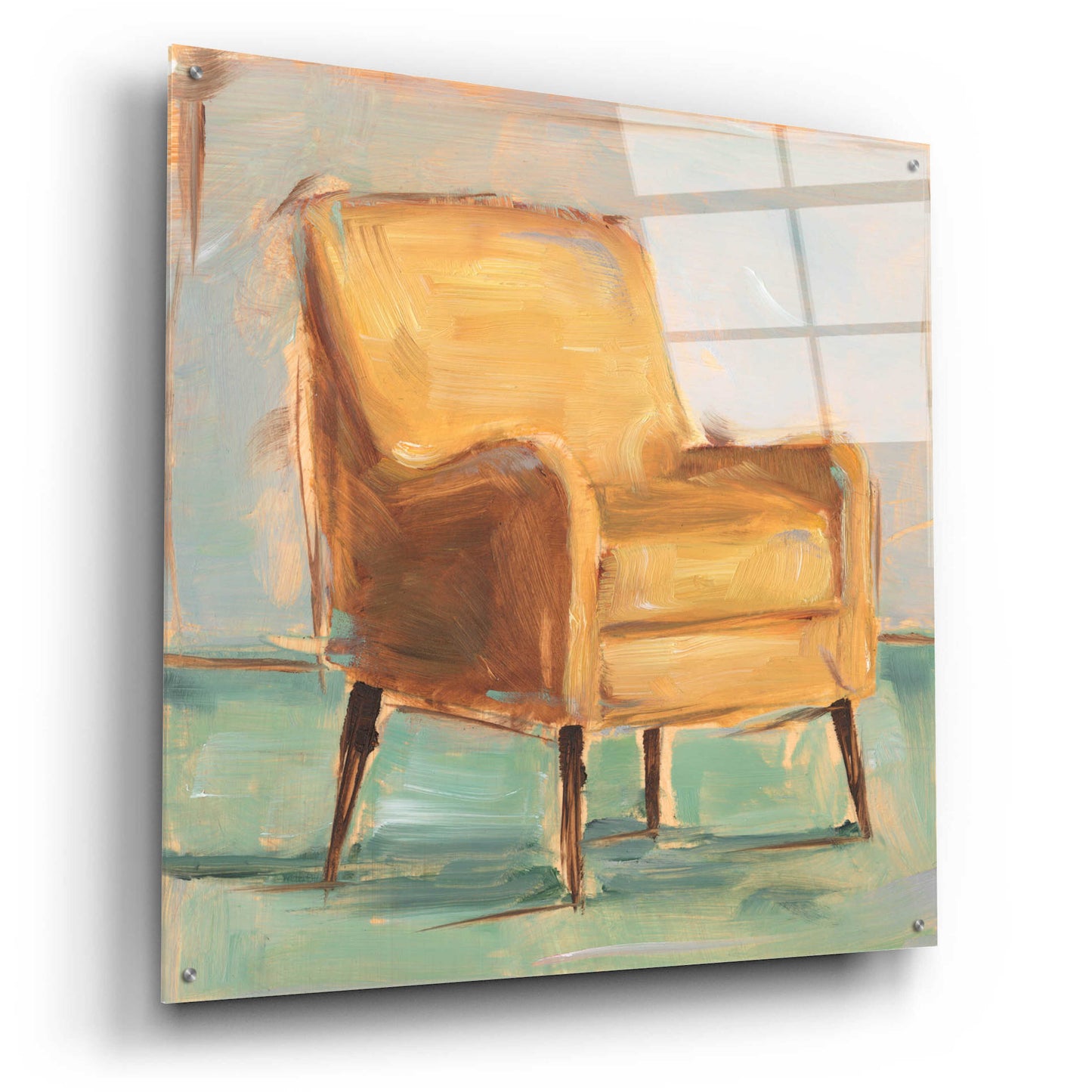 Epic Art 'Have a Seat I' by Ethan Harper, Acrylic Glass Wall Art,36x36