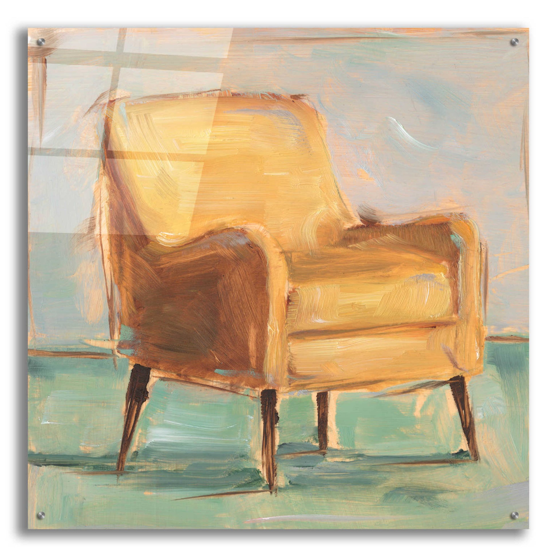 Epic Art 'Have a Seat I' by Ethan Harper, Acrylic Glass Wall Art,36x36