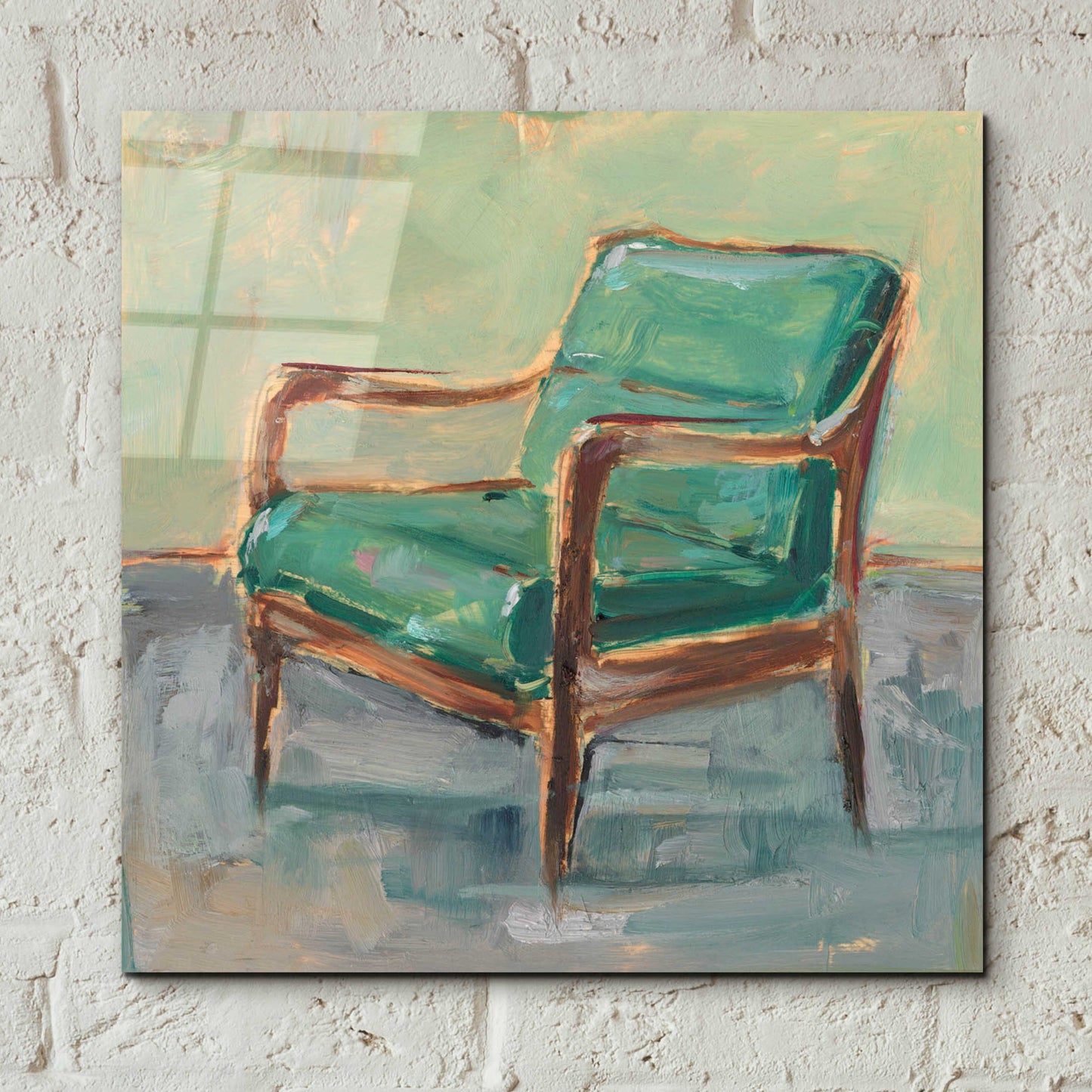 Epic Art 'Have a Seat II' by Ethan Harper, Acrylic Glass Wall Art,12x12