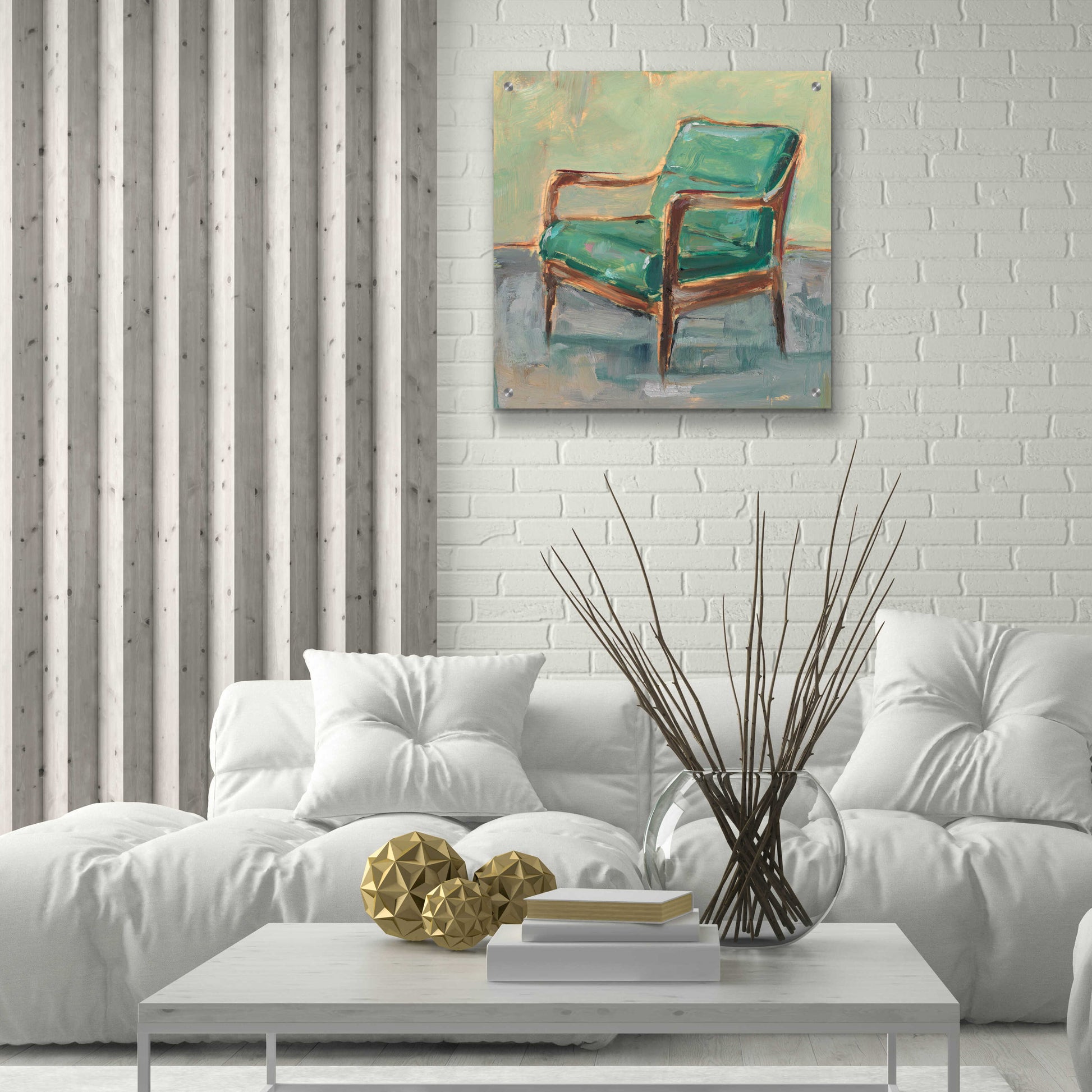 Epic Art 'Have a Seat II' by Ethan Harper, Acrylic Glass Wall Art,24x24