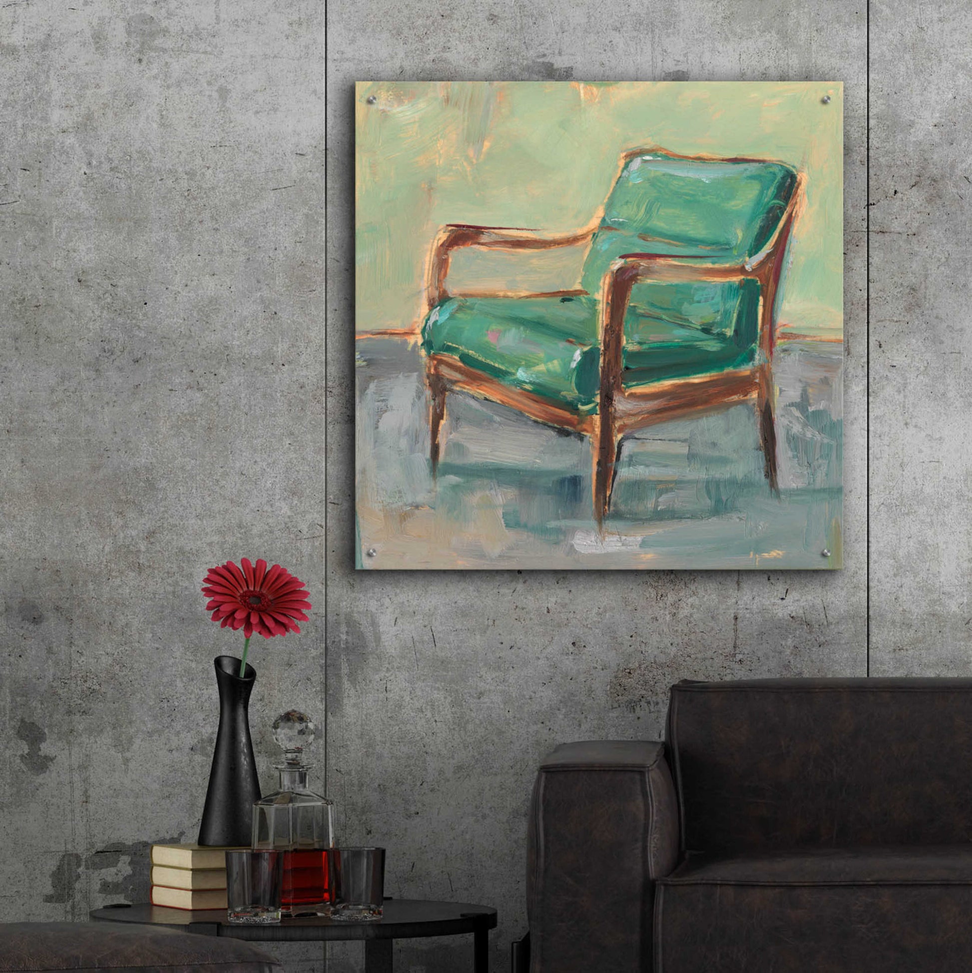 Epic Art 'Have a Seat II' by Ethan Harper, Acrylic Glass Wall Art,36x36