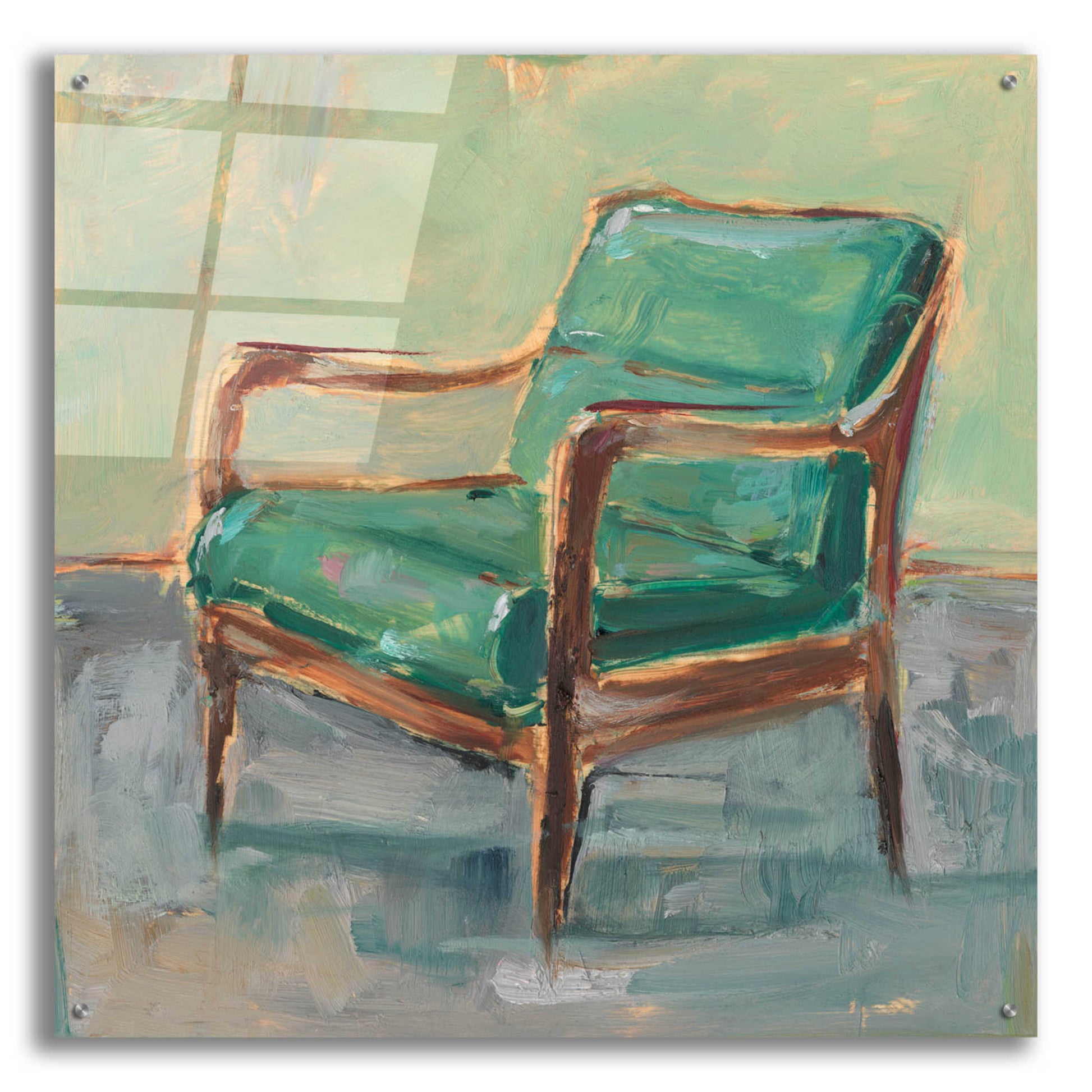 Epic Art 'Have a Seat II' by Ethan Harper, Acrylic Glass Wall Art,36x36