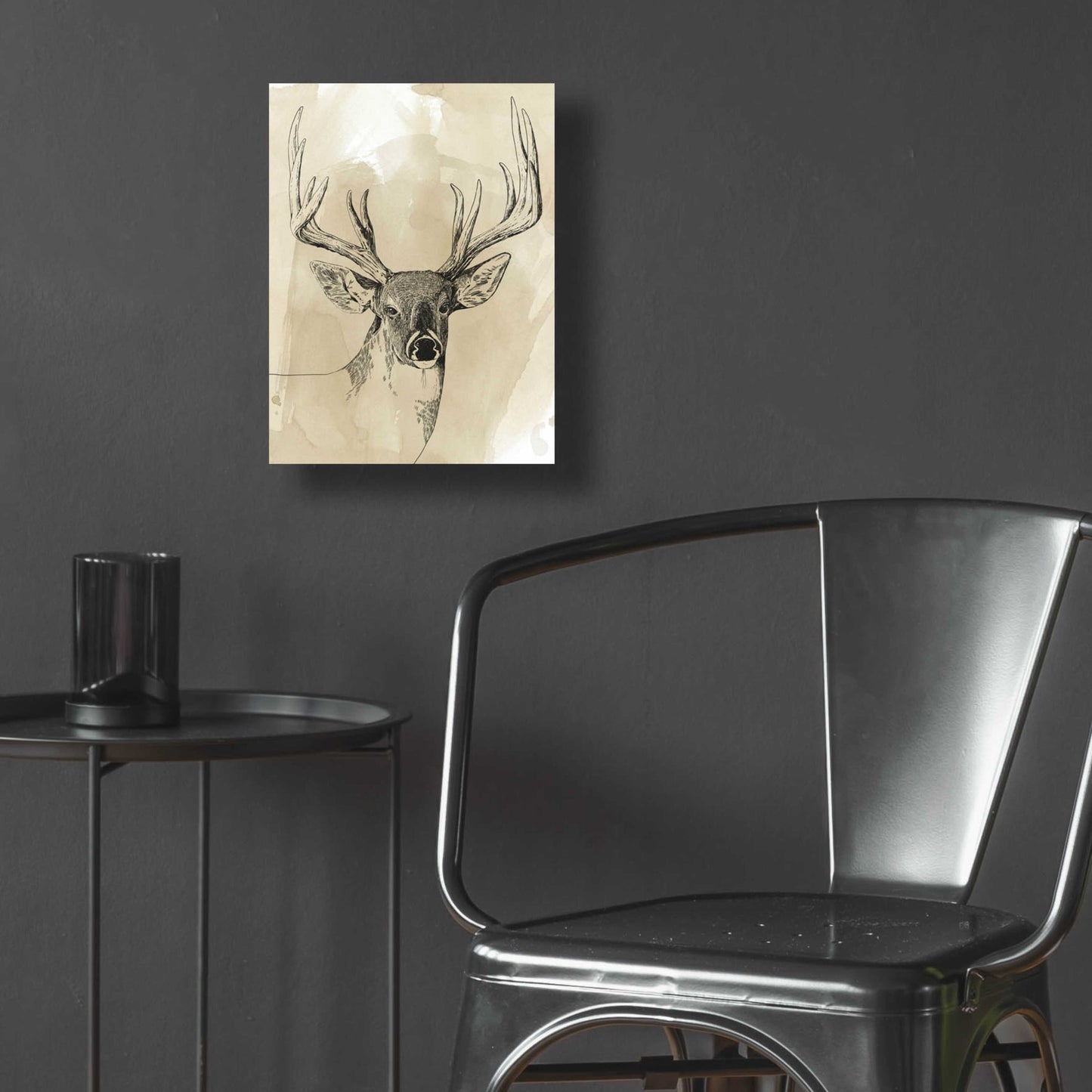 Epic Art 'Burnished Buck I' by Grace Popp, Acrylic Glass Wall Art,12x16