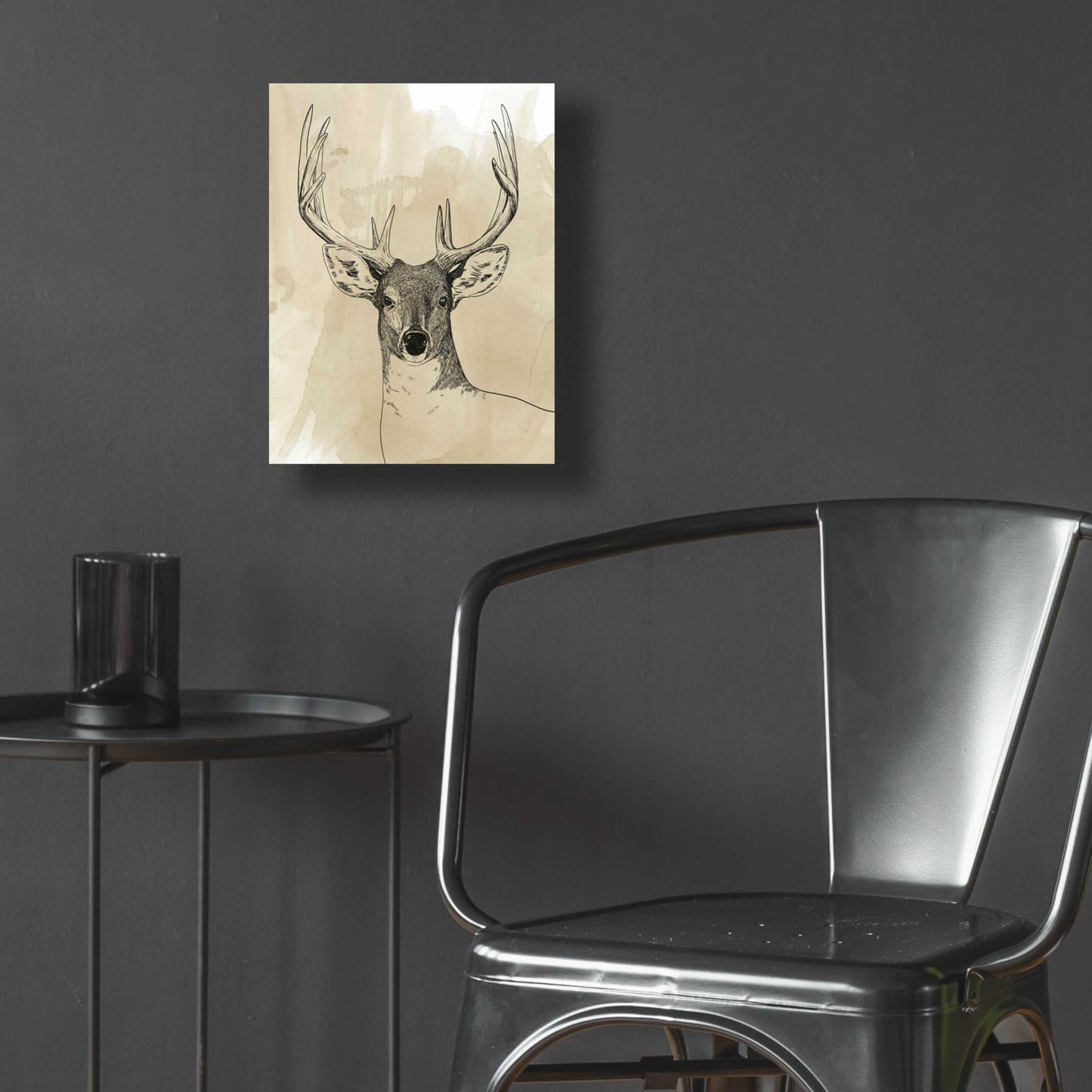 Epic Art 'Burnished Buck II' by Grace Popp, Acrylic Glass Wall Art,12x16