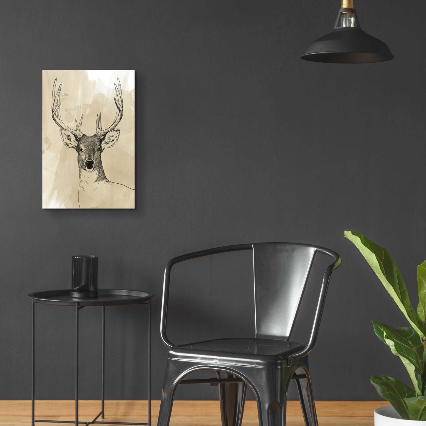 Epic Art 'Burnished Buck II' by Grace Popp, Acrylic Glass Wall Art,16x24