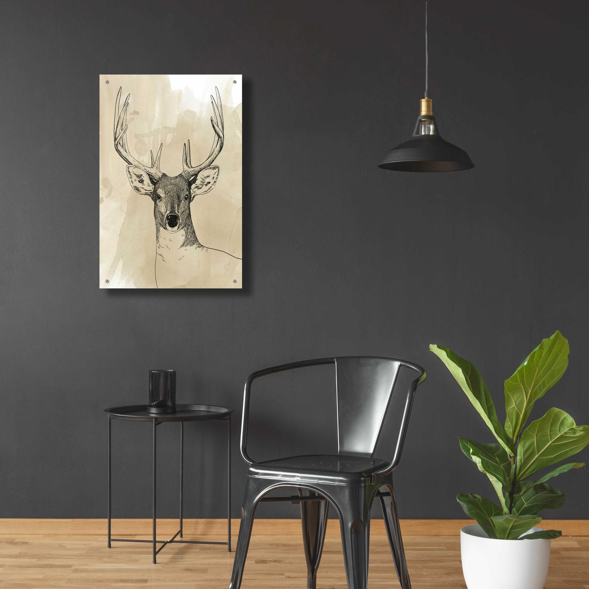 Epic Art 'Burnished Buck II' by Grace Popp, Acrylic Glass Wall Art,24x36