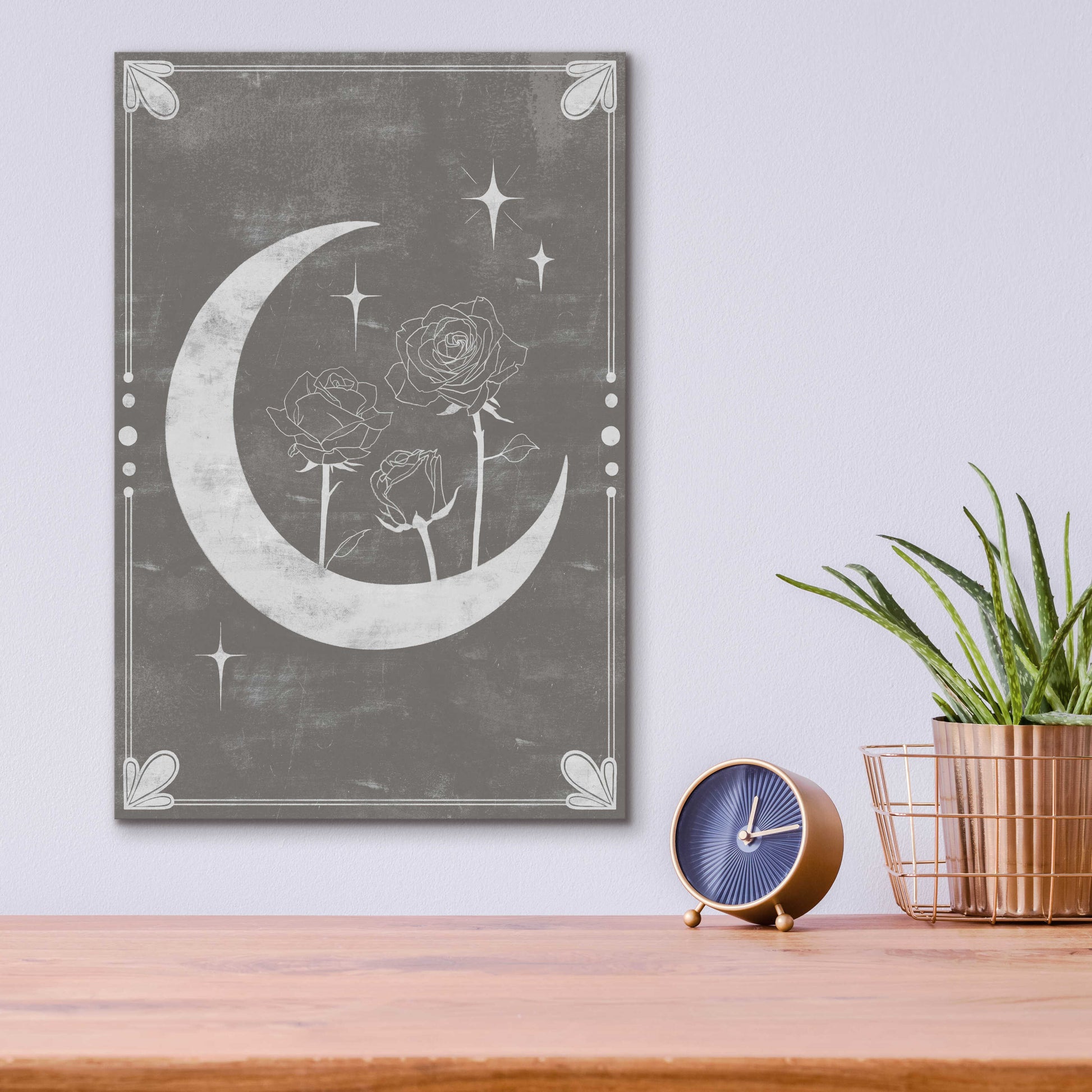 Epic Art 'Hallowed Moon Collection B' by Grace Popp, Acrylic Glass Wall Art,12x16