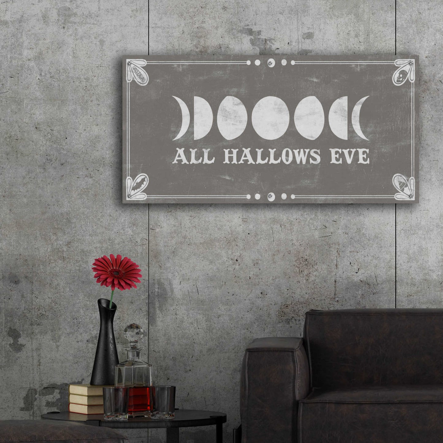 Epic Art 'Hallowed Moon Collection D' by Grace Popp, Acrylic Glass Wall Art,48x24