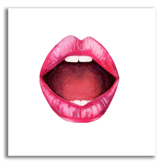 Epic Art 'Emotion Lips II' by Grace Popp, Acrylic Glass Wall Art
