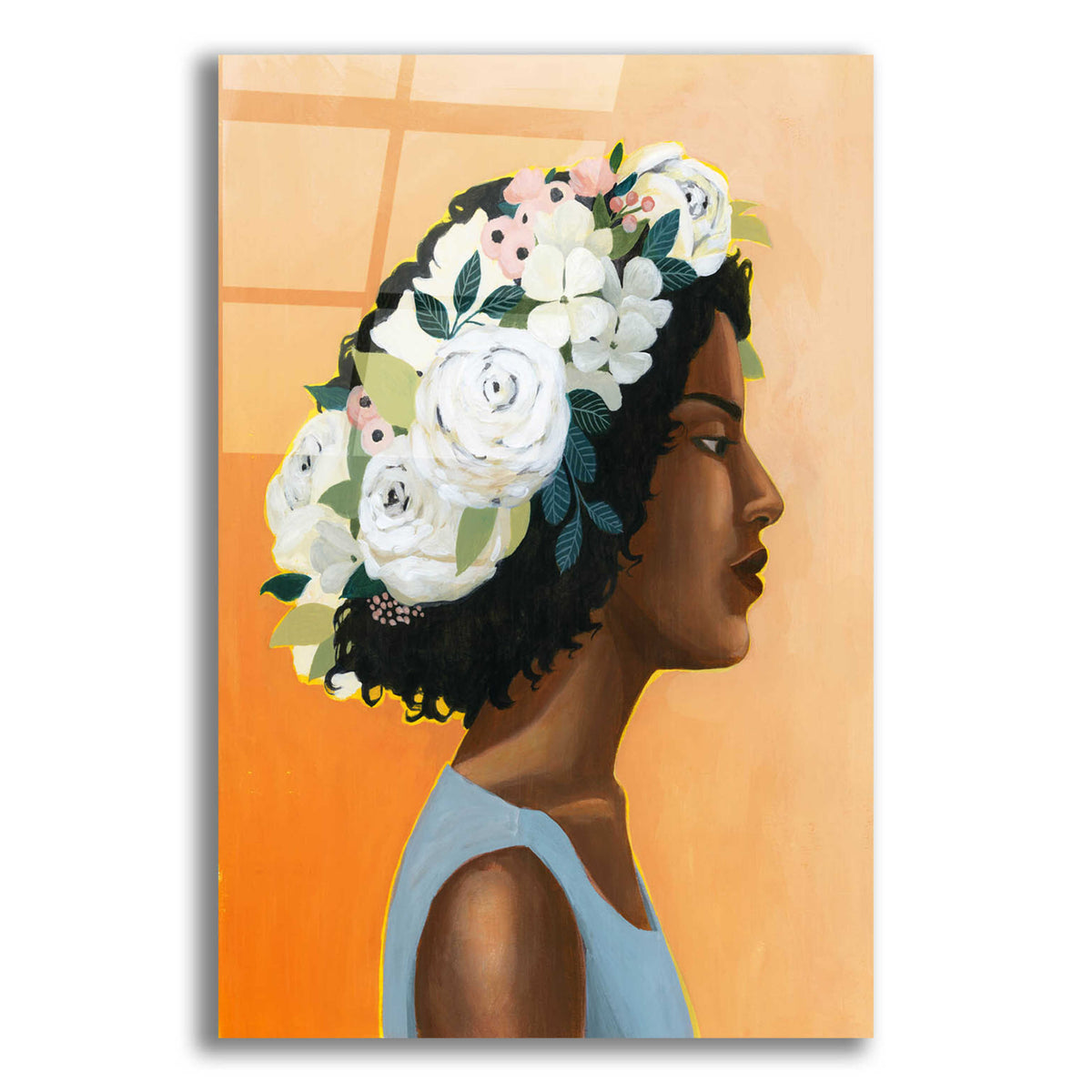 Epic Art 'Modern Laurel I' by Grace Popp, Acrylic Glass Wall Art