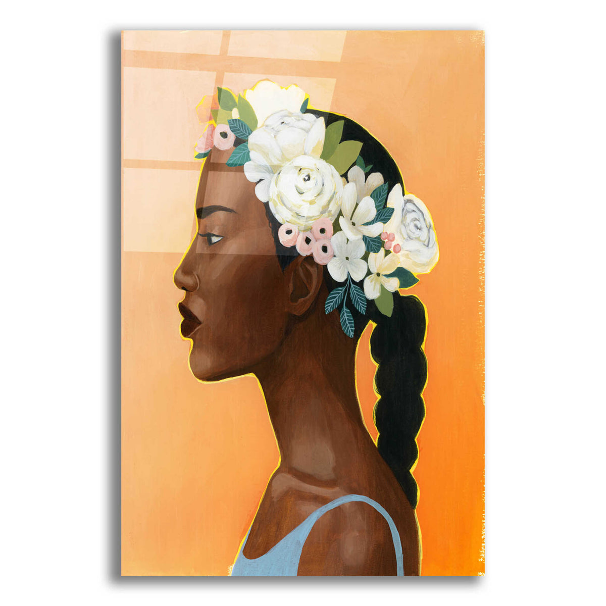 Epic Art 'Modern Laurel II' by Grace Popp, Acrylic Glass Wall Art