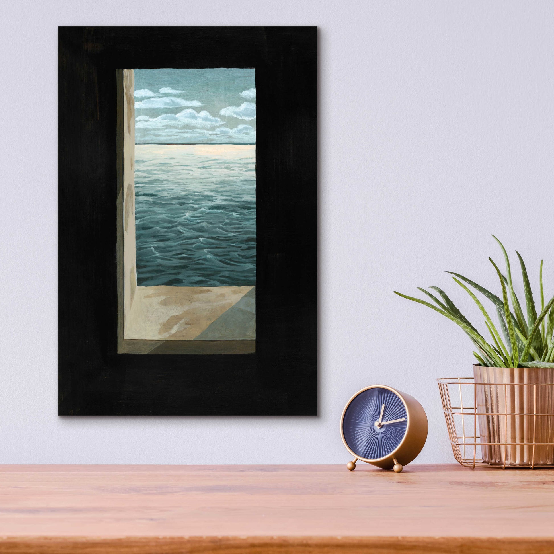 Epic Art 'Out of the Lighthouse I' by Grace Popp, Acrylic Glass Wall Art,12x16