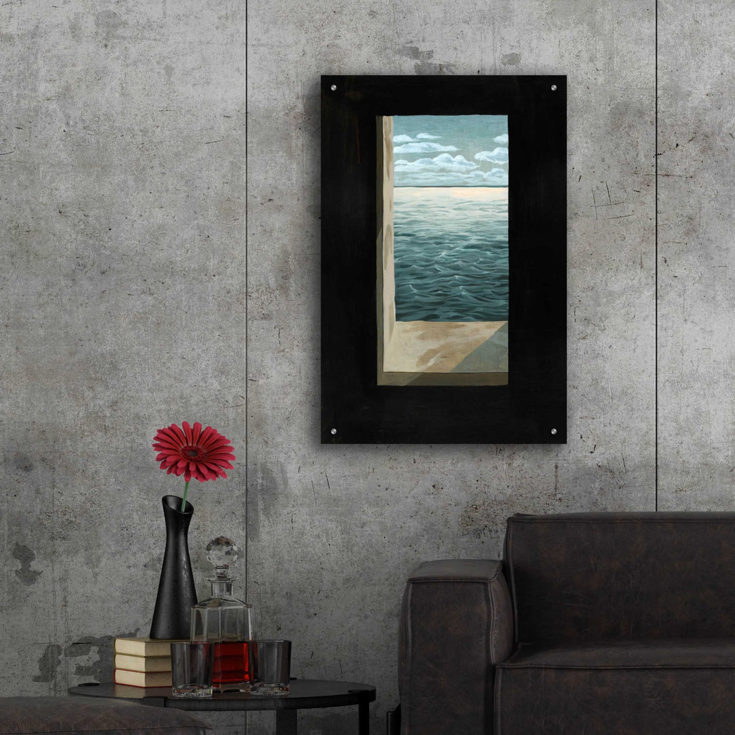 Epic Art 'Out of the Lighthouse I' by Grace Popp, Acrylic Glass Wall Art,24x36