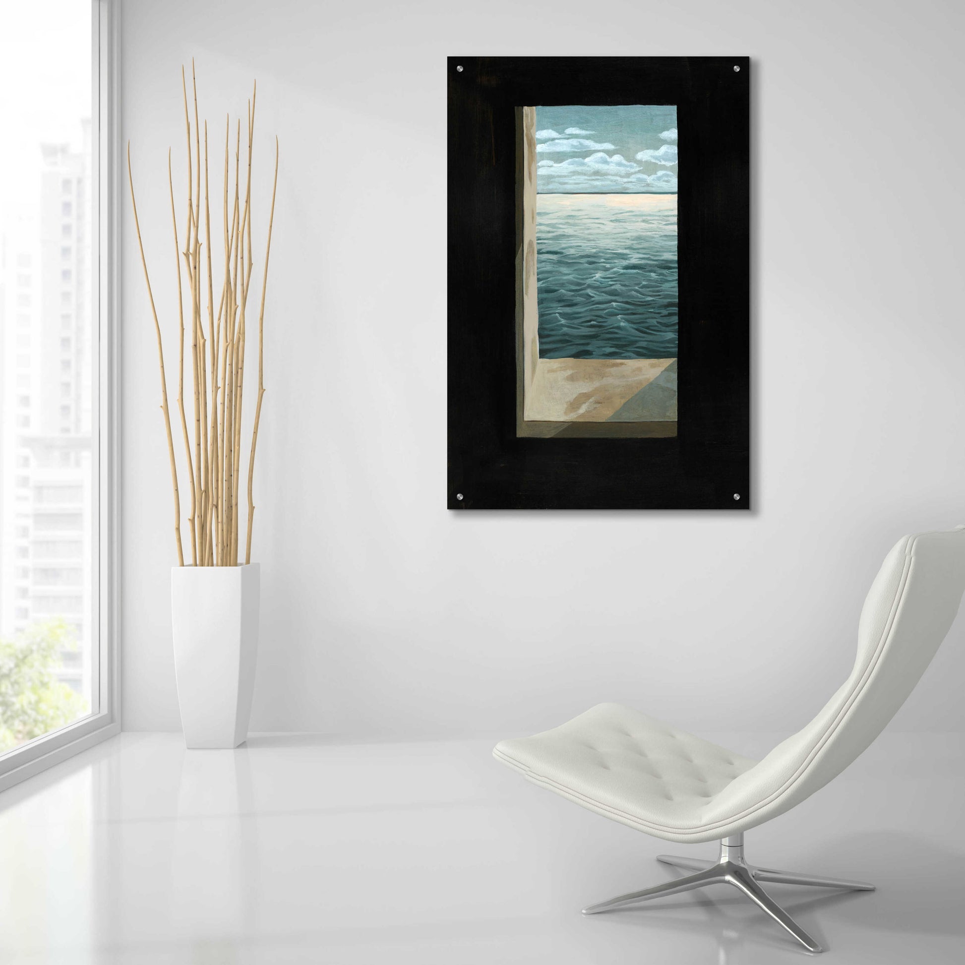 Epic Art 'Out of the Lighthouse I' by Grace Popp, Acrylic Glass Wall Art,24x36