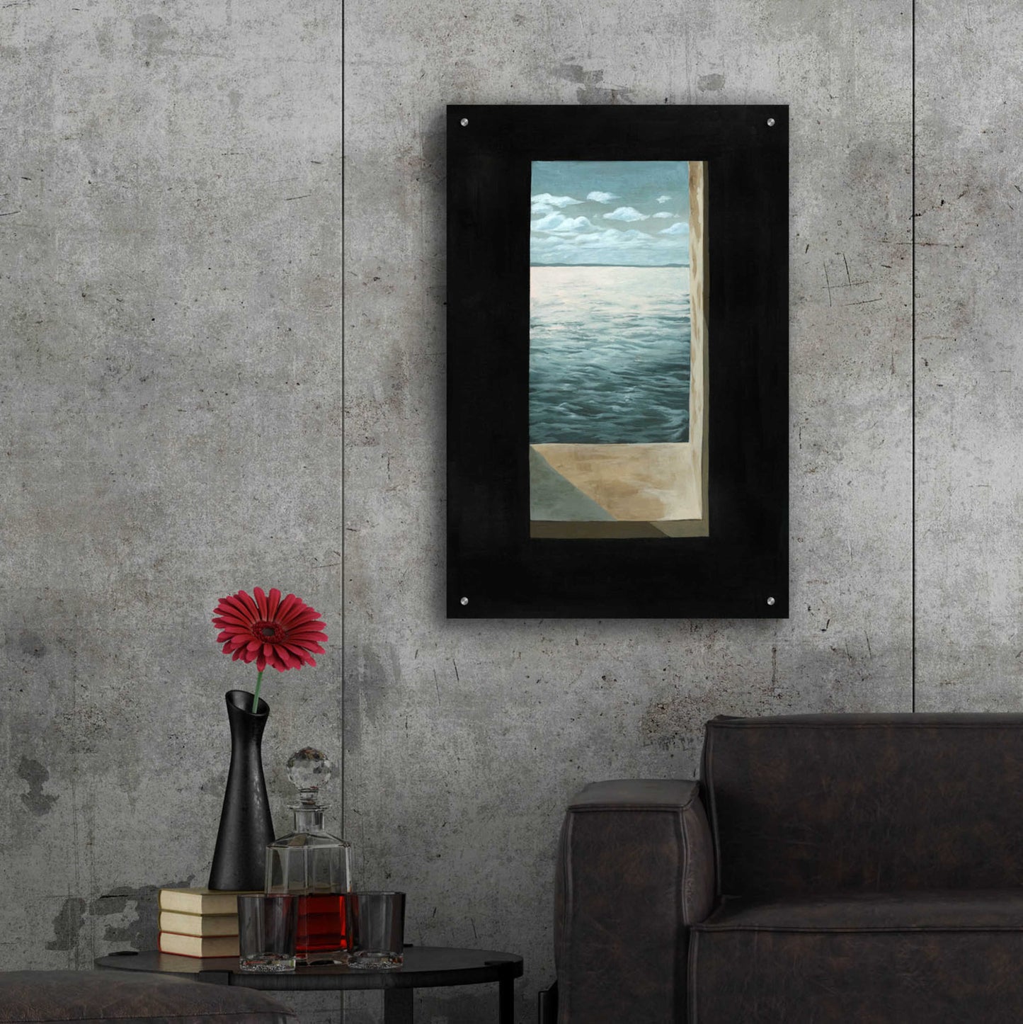 Epic Art 'Out of the Lighthouse II' by Grace Popp, Acrylic Glass Wall Art,24x36