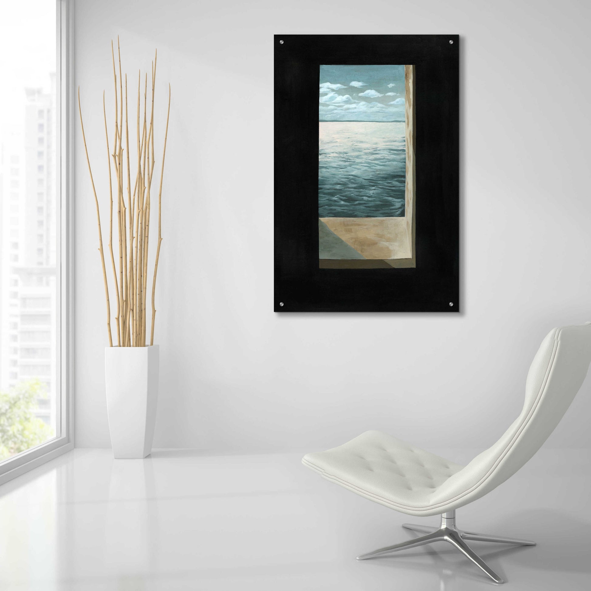 Epic Art 'Out of the Lighthouse II' by Grace Popp, Acrylic Glass Wall Art,24x36