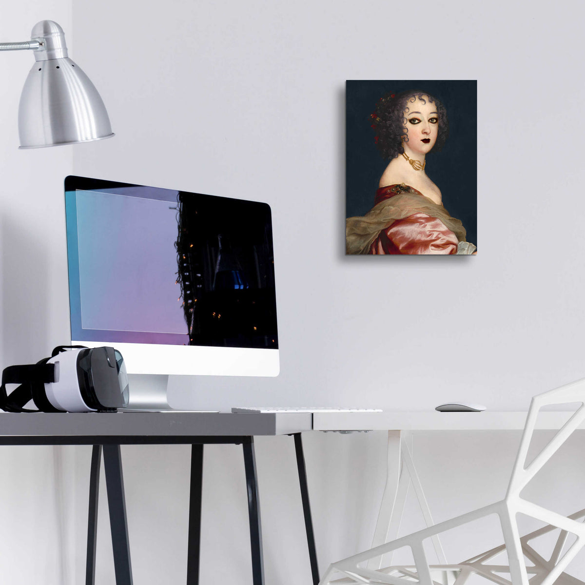 Epic Art 'Gothic Jane II' by Grace Popp, Acrylic Glass Wall Art,12x16