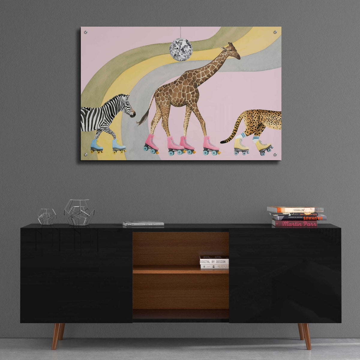 Epic Art 'High Rollers Collection A' by Grace Popp, Acrylic Glass Wall Art,36x24