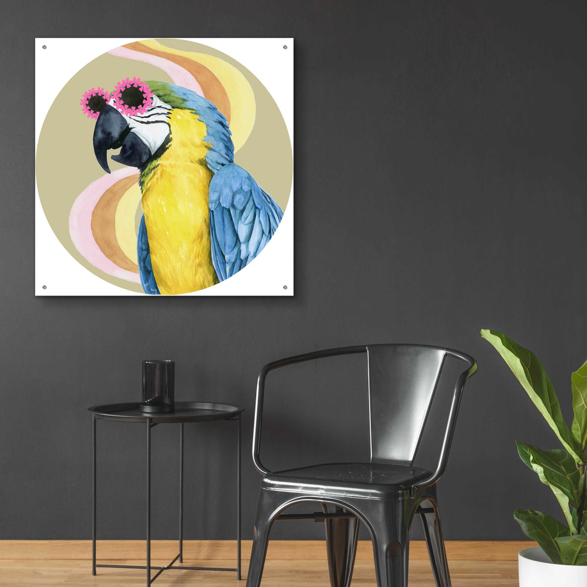 Epic Art 'High Rollers Collection C' by Grace Popp, Acrylic Glass Wall Art,36x36