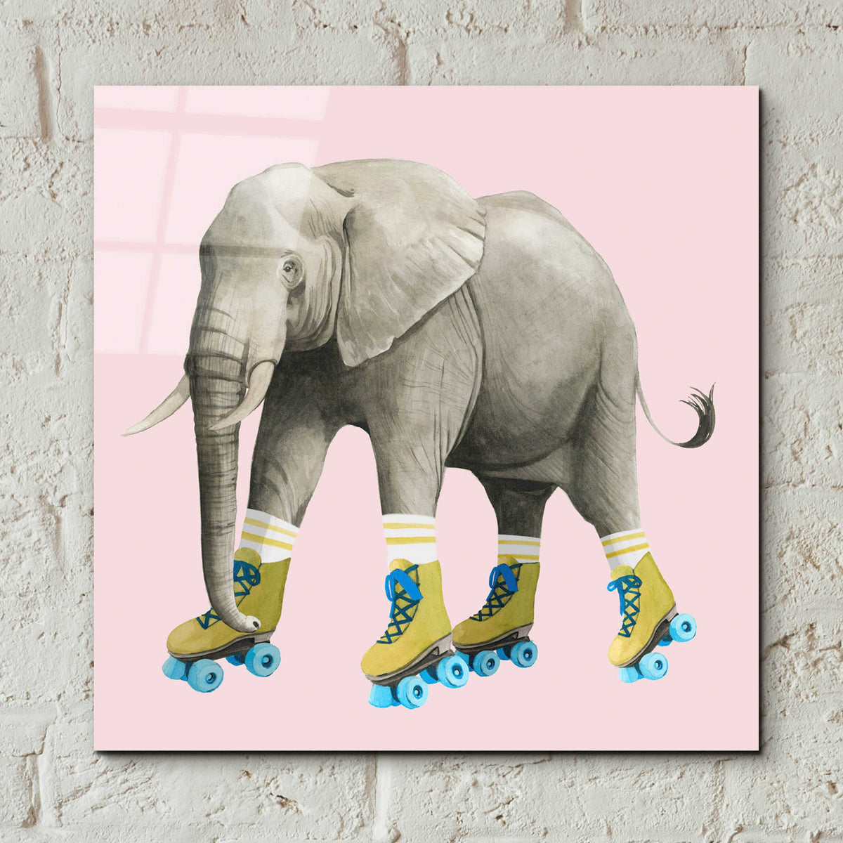 Epic Art 'High Rollers III' by Grace Popp, Acrylic Glass Wall Art,12x12