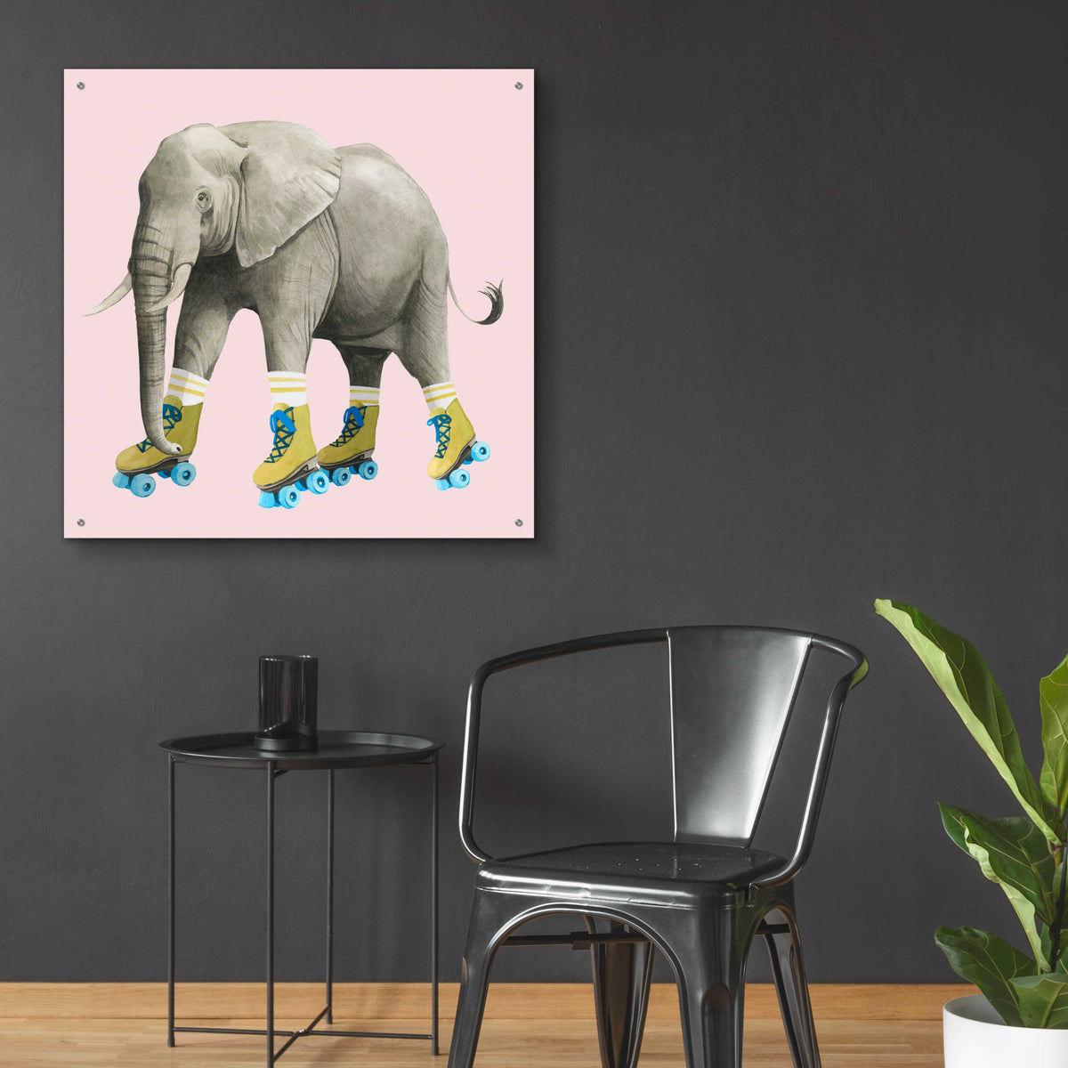 Epic Art 'High Rollers III' by Grace Popp, Acrylic Glass Wall Art,36x36
