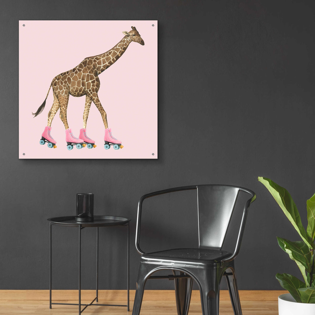 Epic Art 'High Rollers IV' by Grace Popp, Acrylic Glass Wall Art,36x36