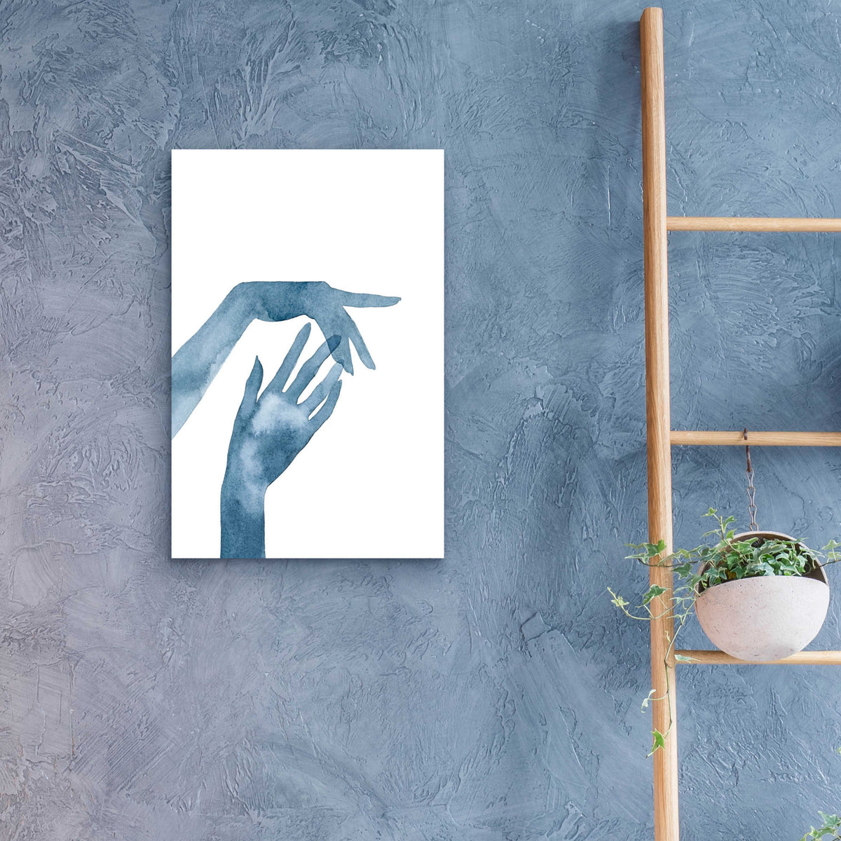 Epic Art 'Shadow Hands III' by Grace Popp, Acrylic Glass Wall Art,16x24