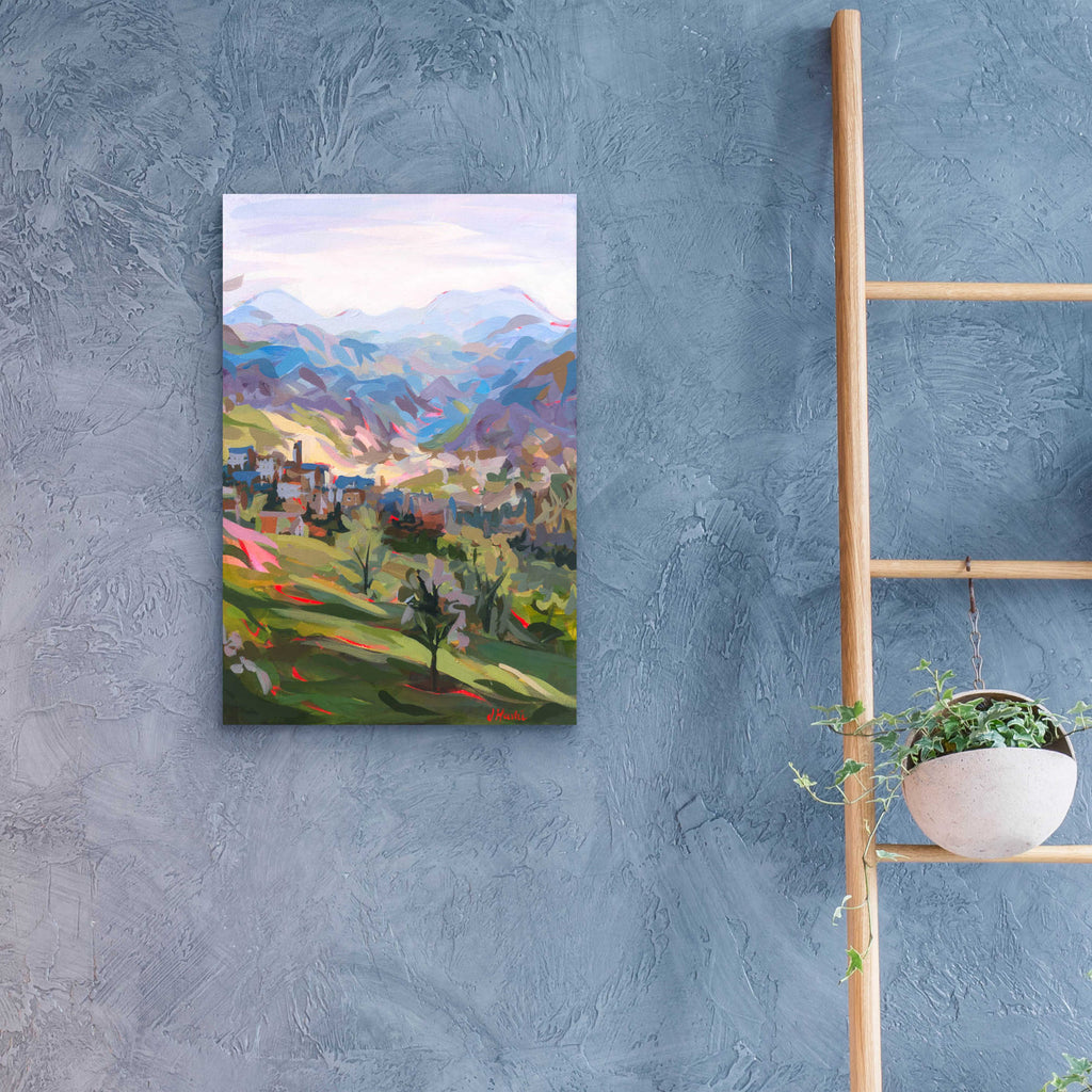 Epic Art 'Italian Hillside' by Joanne Hastie, Acrylic Glass Wall Art,16x24