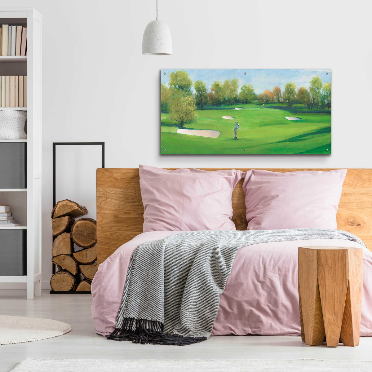 Epic Art 'Fairway Shot II' by Tim O'Toole, Acrylic Glass Wall Art,48x24