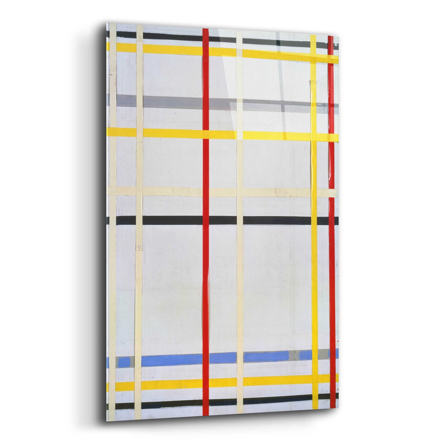 Epic Art 'New York City 2, 1941' by Piet Mondrian, Acrylic Glass Wall Art,12x16