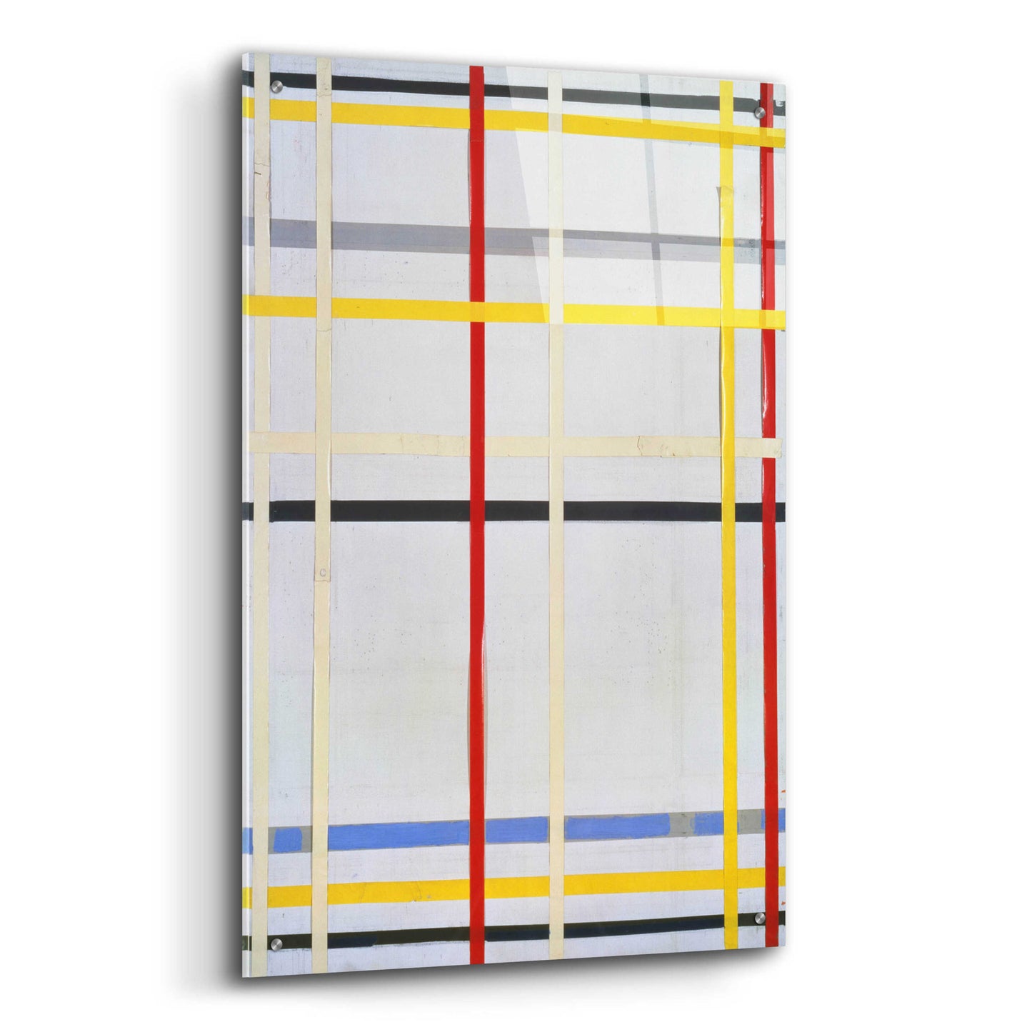 Epic Art 'New York City 2, 1941' by Piet Mondrian, Acrylic Glass Wall Art,24x36