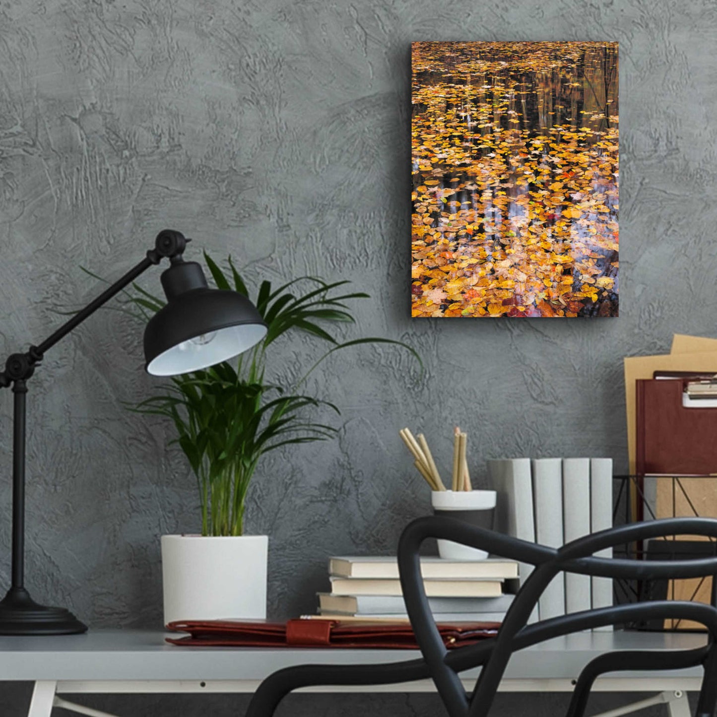 Epic Art 'Autumn Detail' by John Gavrilis, Acrylic Glass Wall Art,12x16