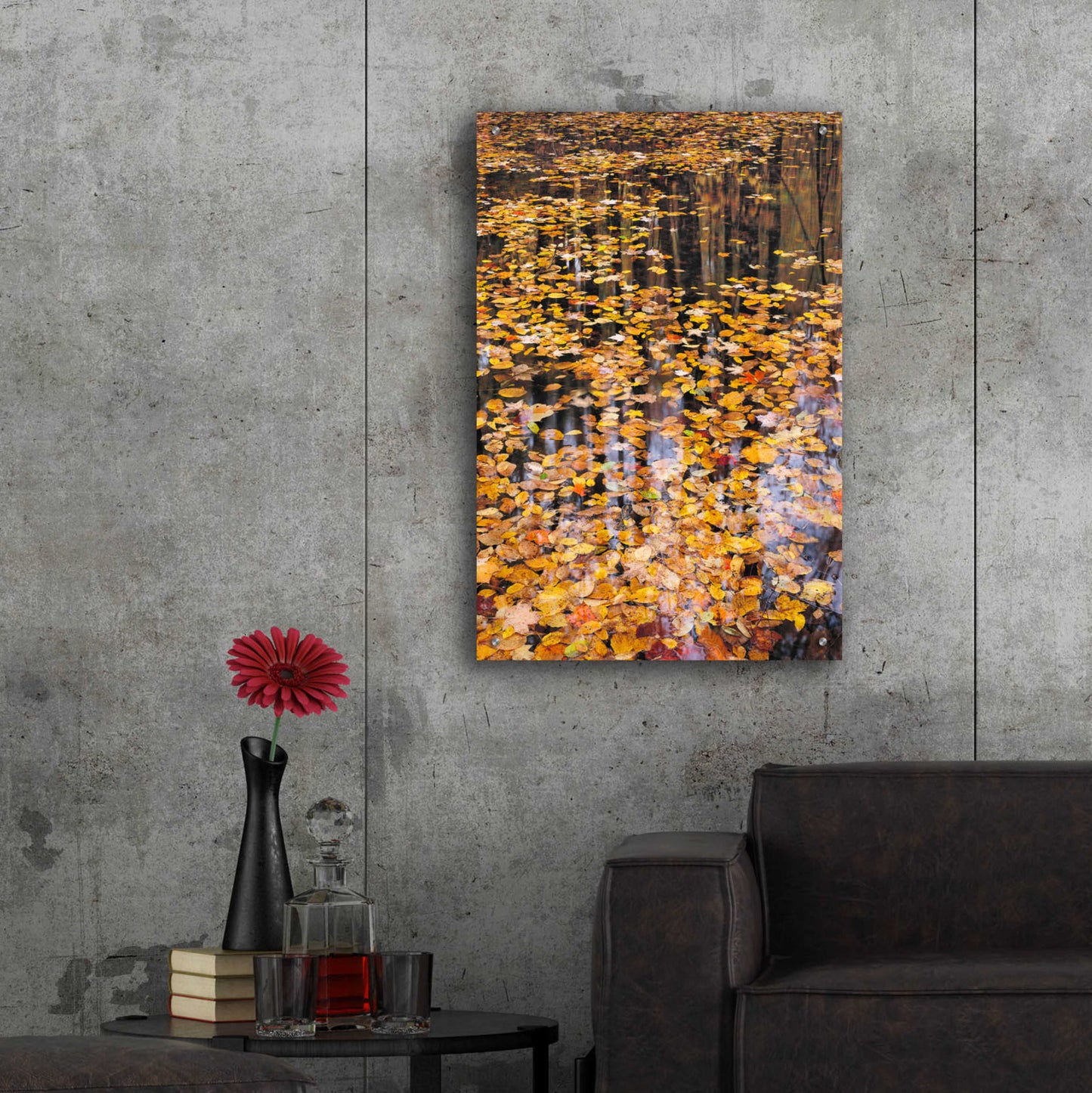 Epic Art 'Autumn Detail' by John Gavrilis, Acrylic Glass Wall Art,24x36