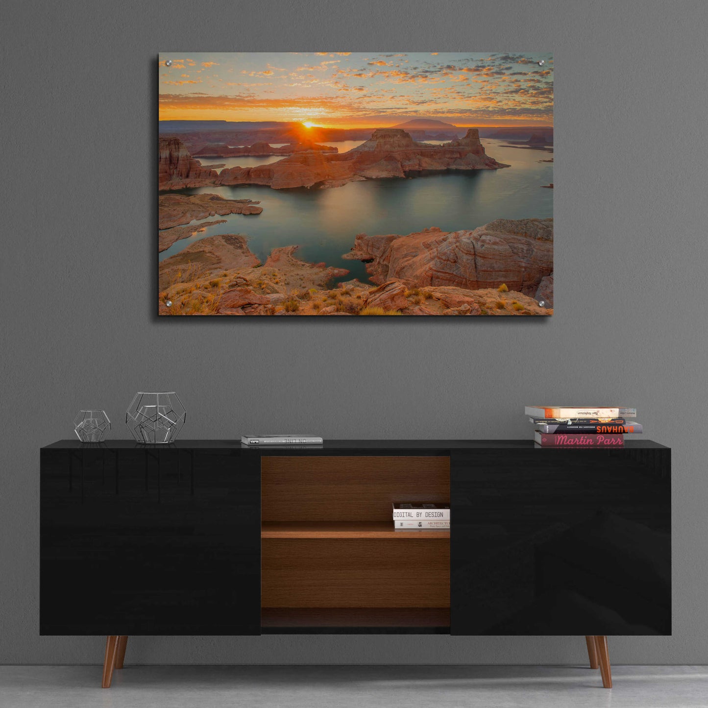 Epic Art 'Gunsight Sunrise' by John Gavrilis, Acrylic Glass Wall Art,36x24