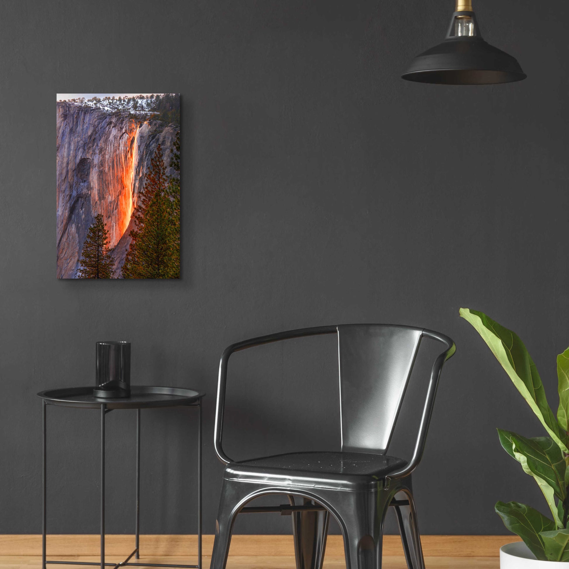 Epic Art 'Horsetail Fall' by John Gavrilis, Acrylic Glass Wall Art,16x24