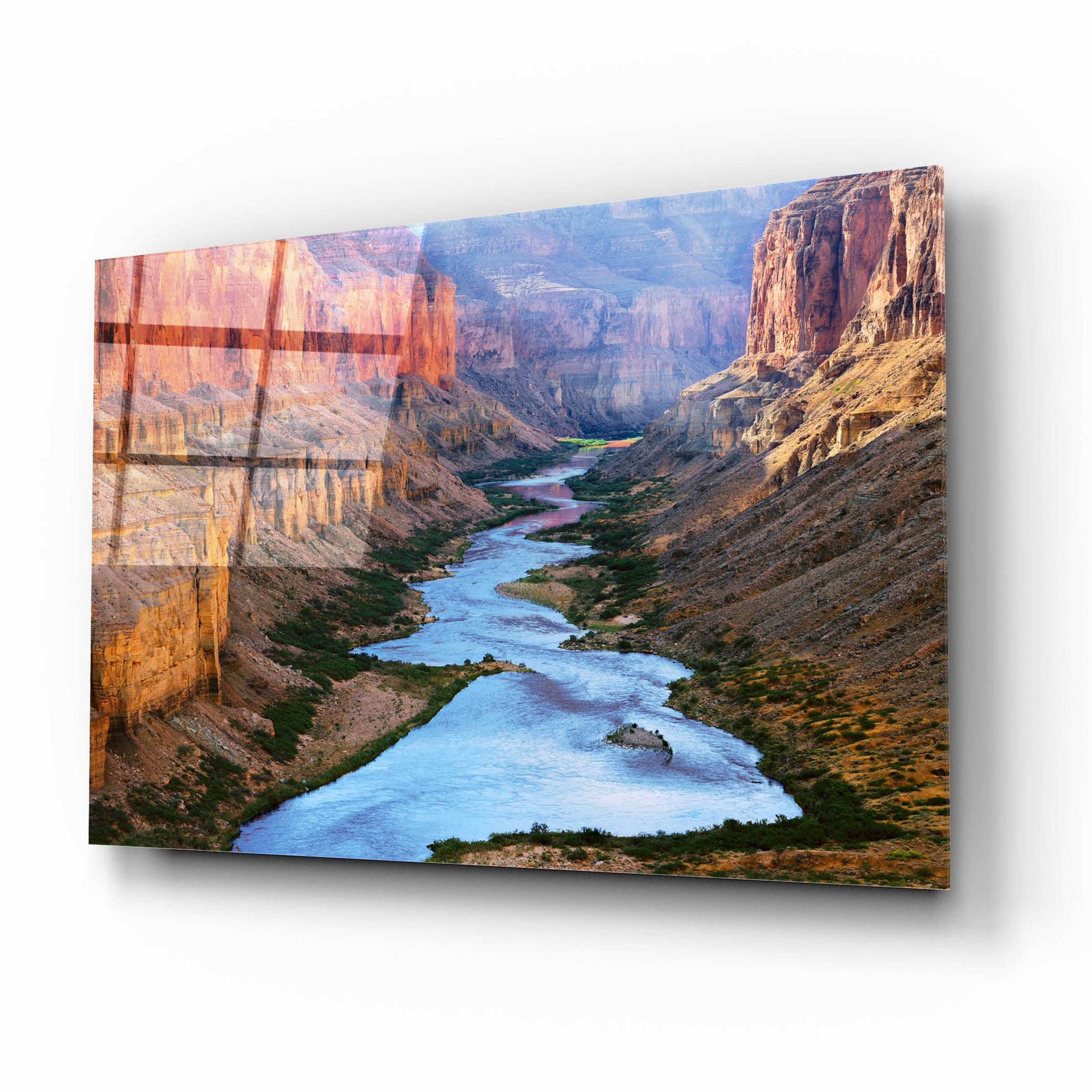 Epic Art 'Mile 52 Colorado River' by John Gavrilis, Acrylic Glass Wall Art,16x12