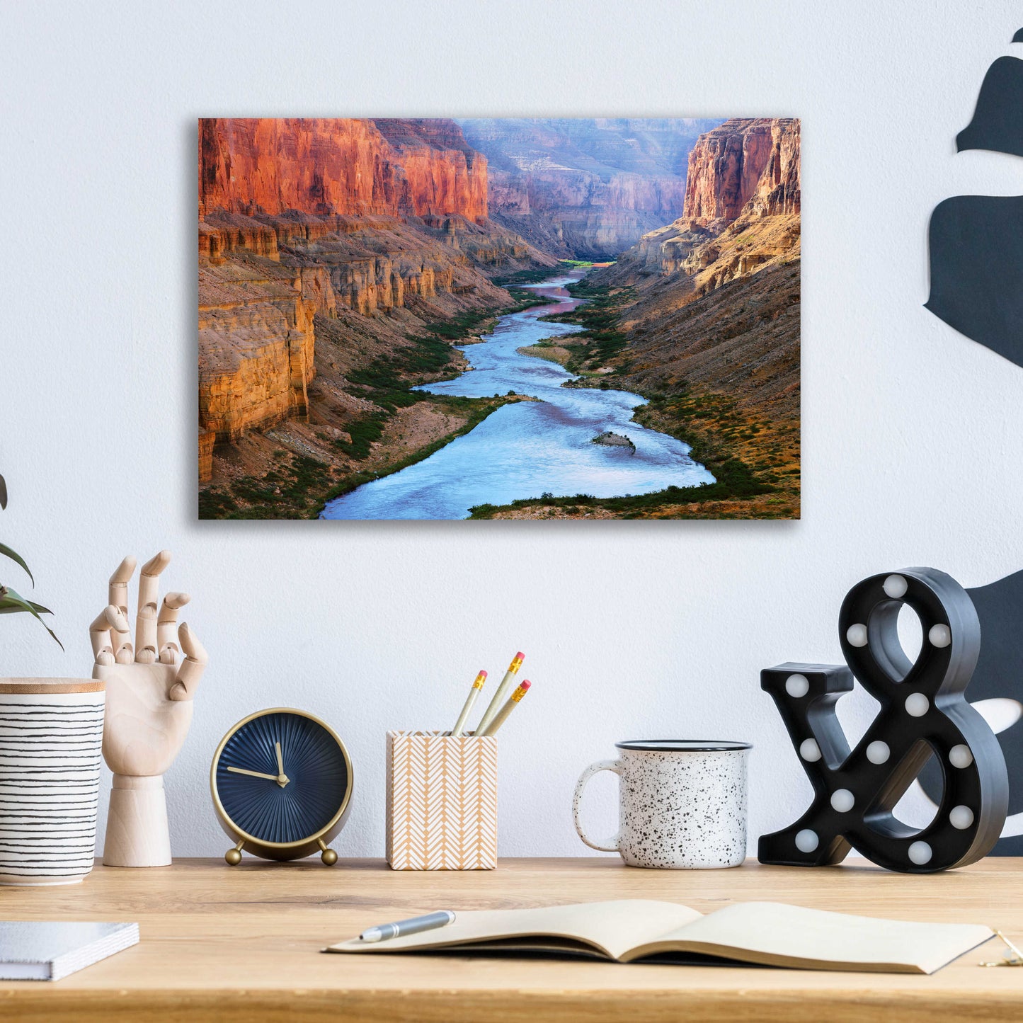 Epic Art 'Mile 52 Colorado River' by John Gavrilis, Acrylic Glass Wall Art,16x12